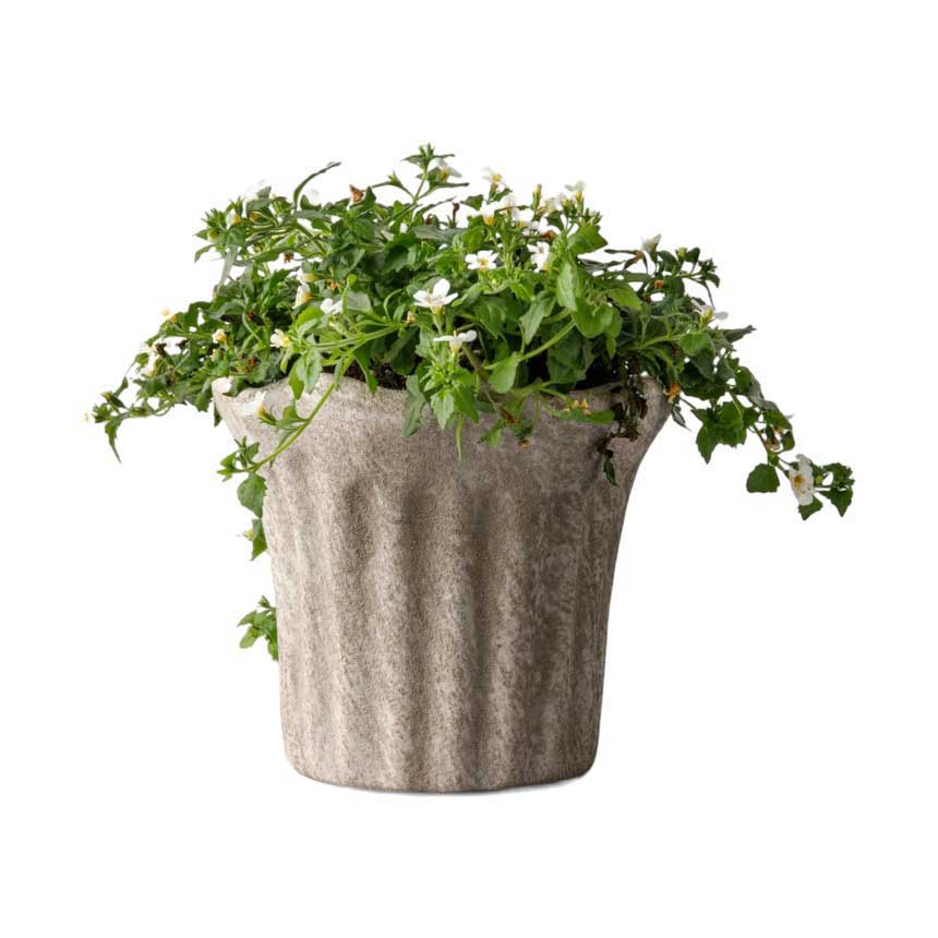 French Country Terra Fluted Planter Small