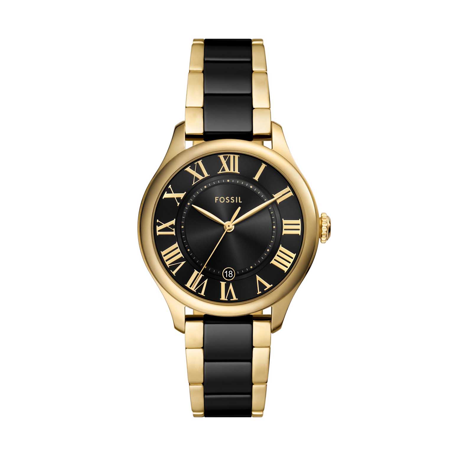 Fossil Gilmore Three-Hand Date Ceramic Watch CE1132