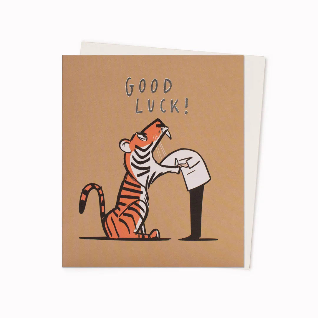Good Luck Tiger Card