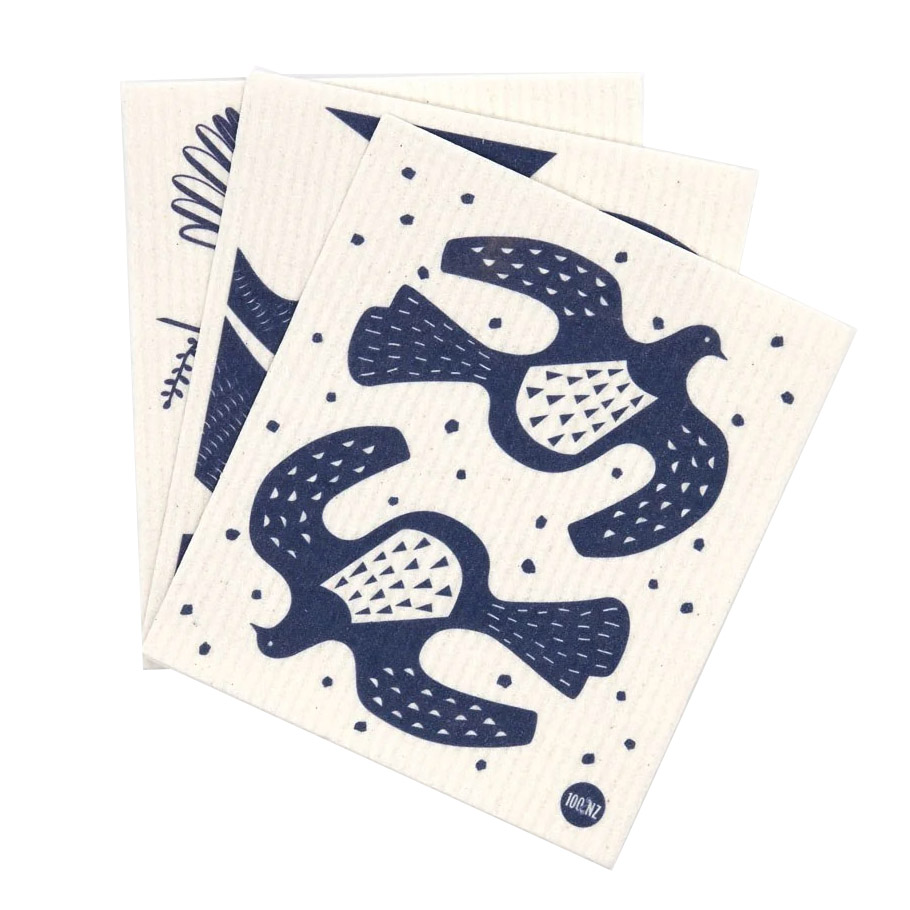 Swedish Dishcloths - Linocut