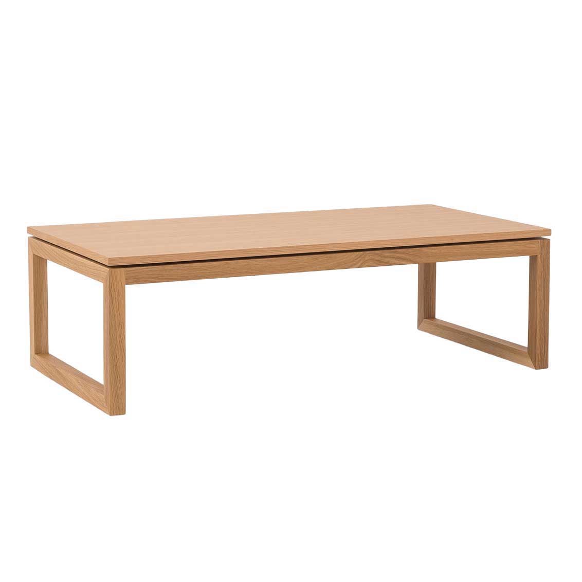 Citt&agrave; Framed Coffee Table Oak 120x60x35.4cmh