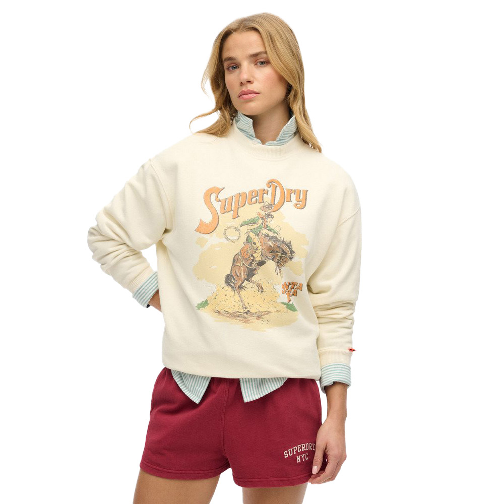 Superdry Souvenir Graphic Loose Crew