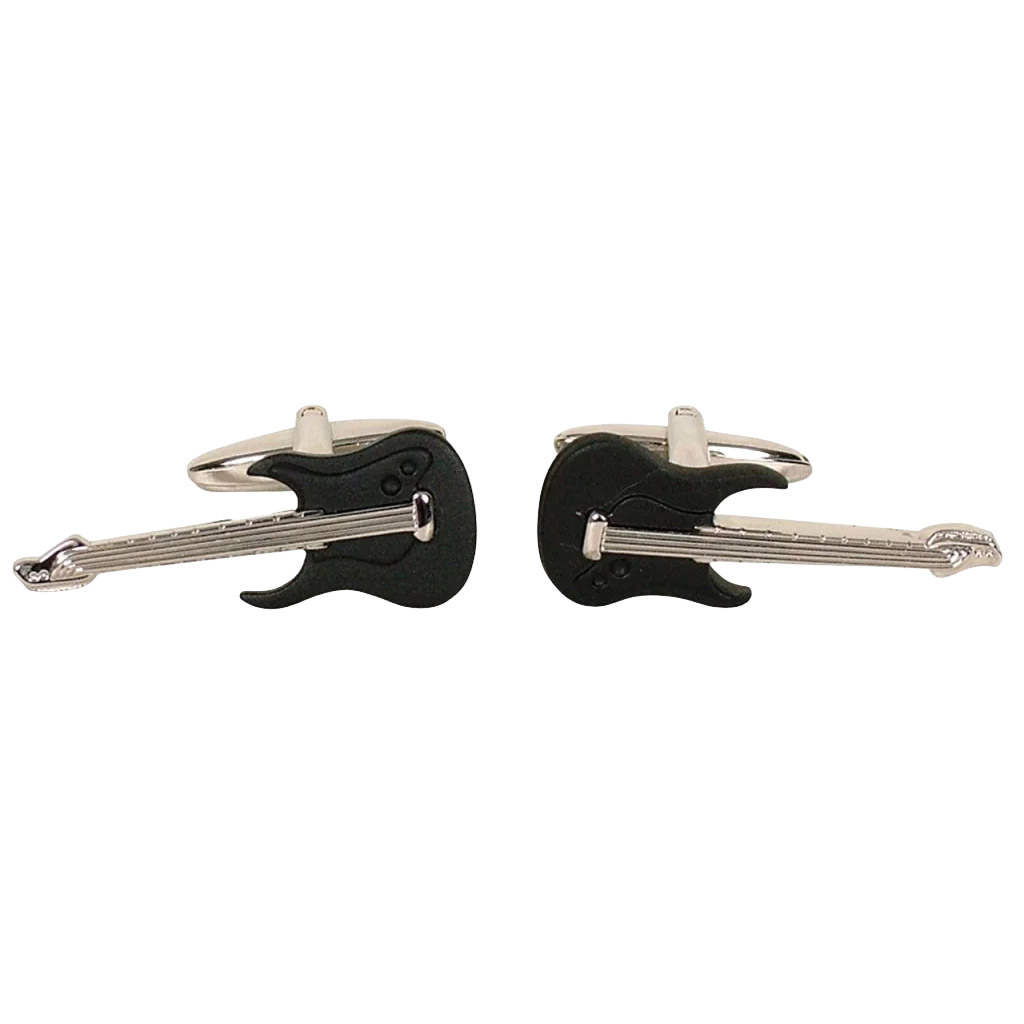 gdesign Cufflinks Black Guitar