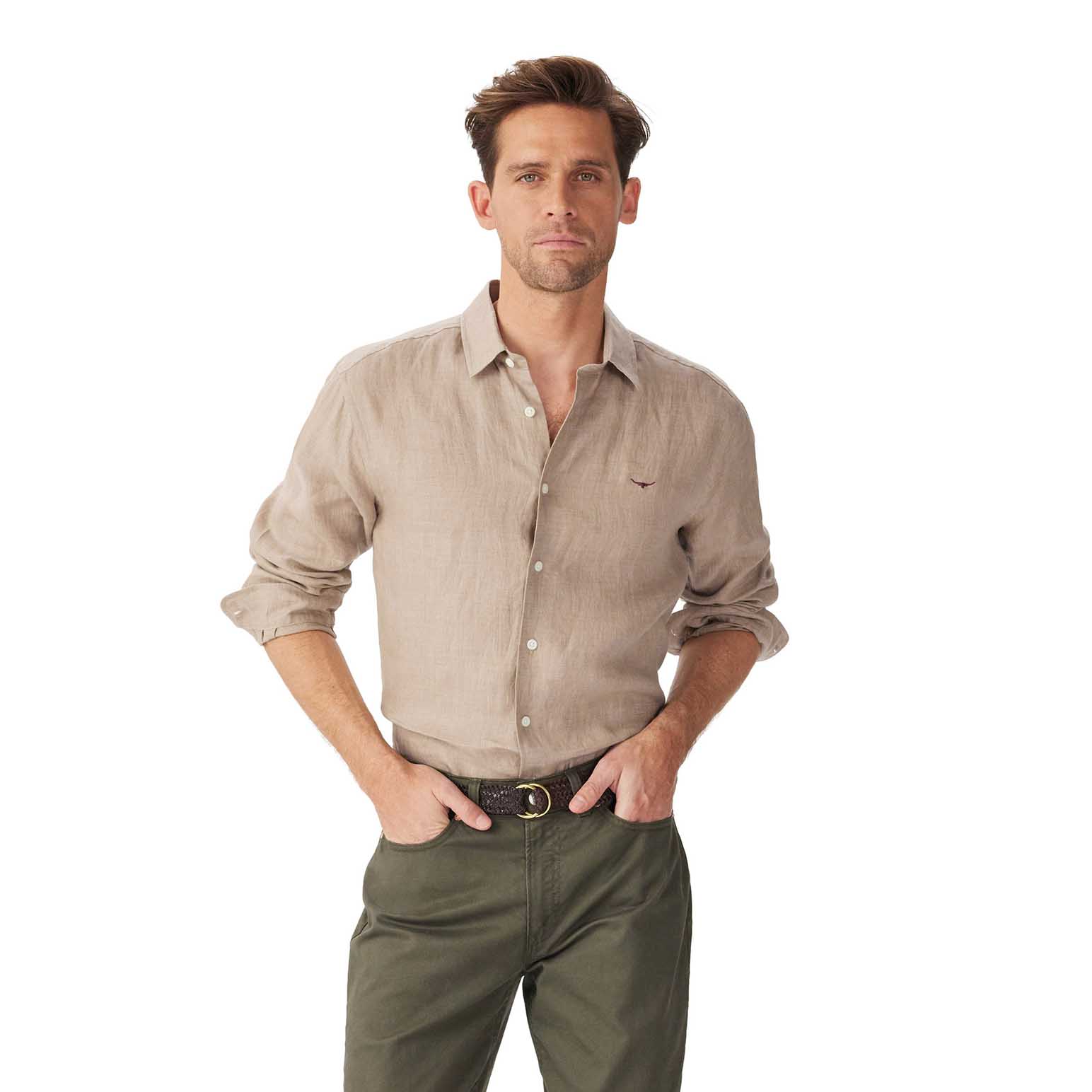 R.M. Williams Newman Classic Linen Shirt