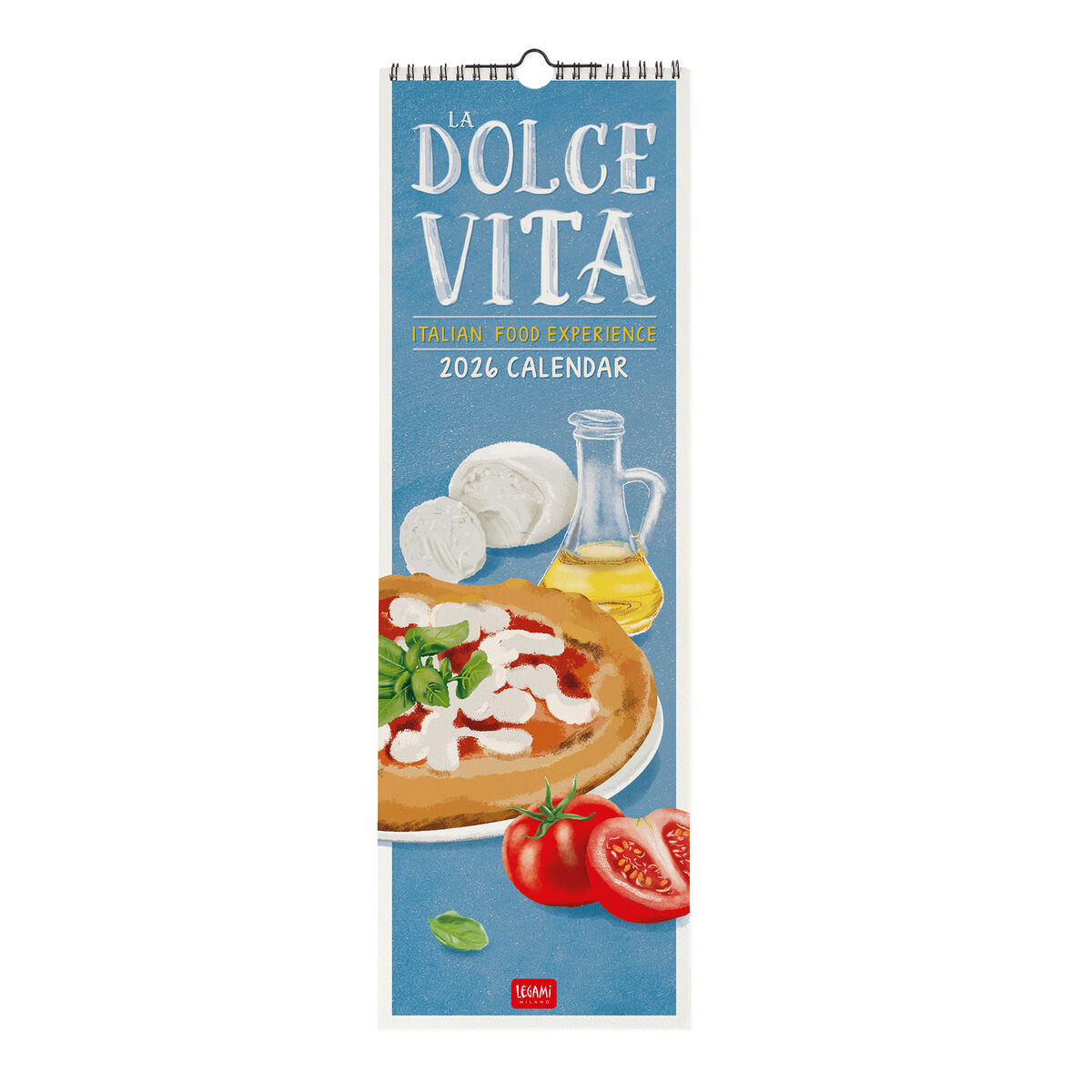 Legami La Dolce Vita 2026 Wall Calendar 16x49cm