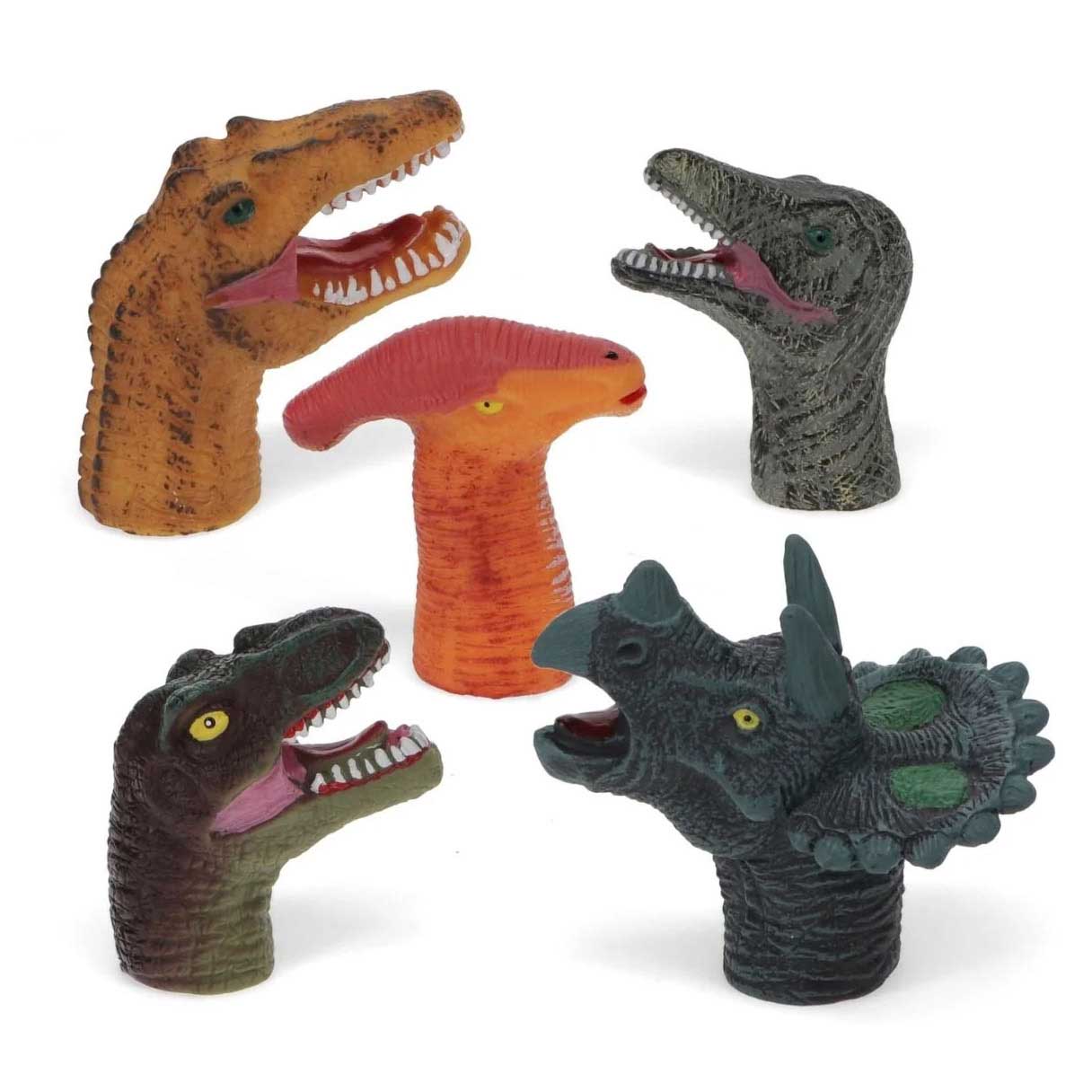 You Monkey Animal Finger Puppets (Set Of 5) - Dinosaur