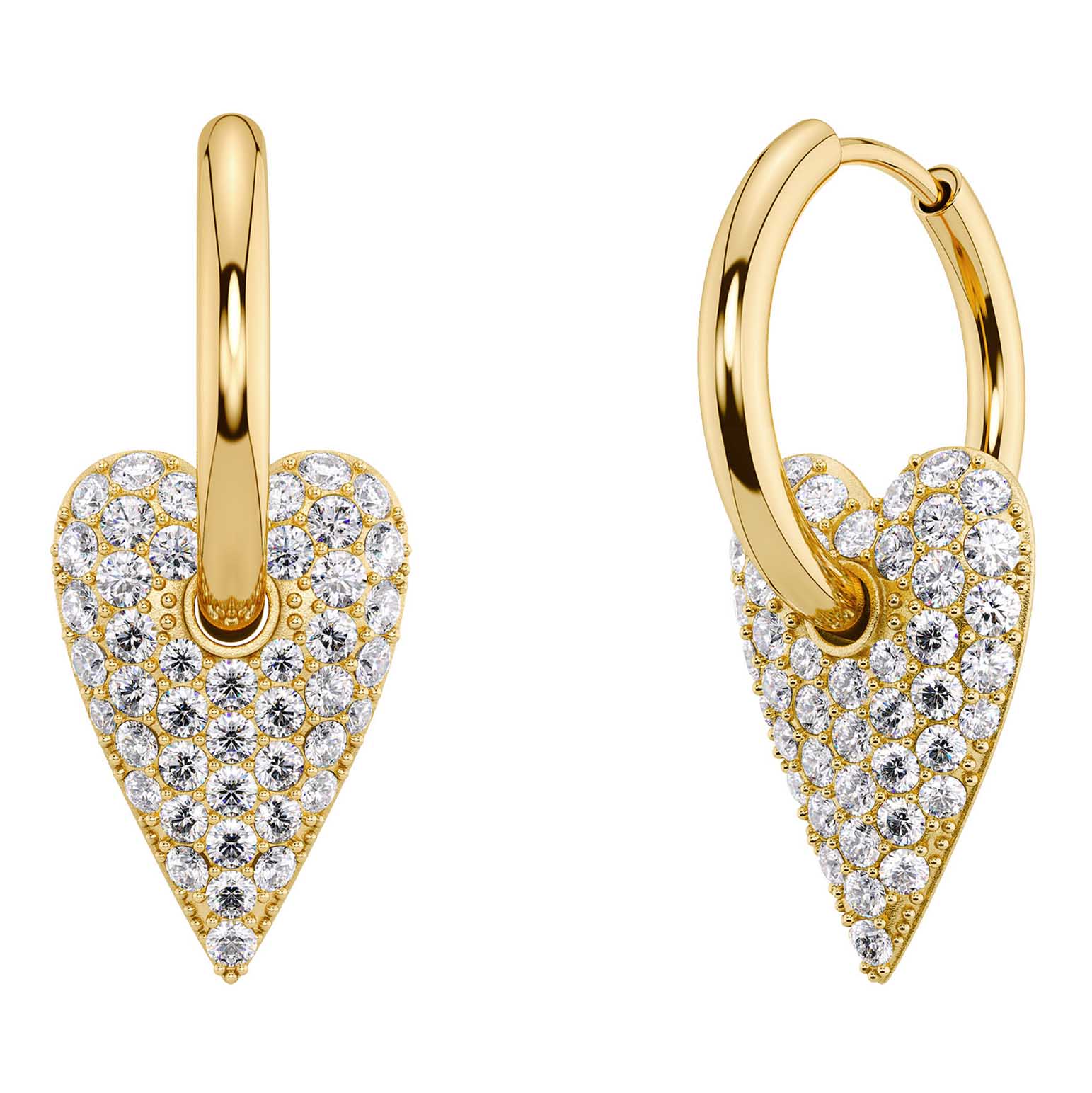 Edblad Amore Sparkle Hoops L
