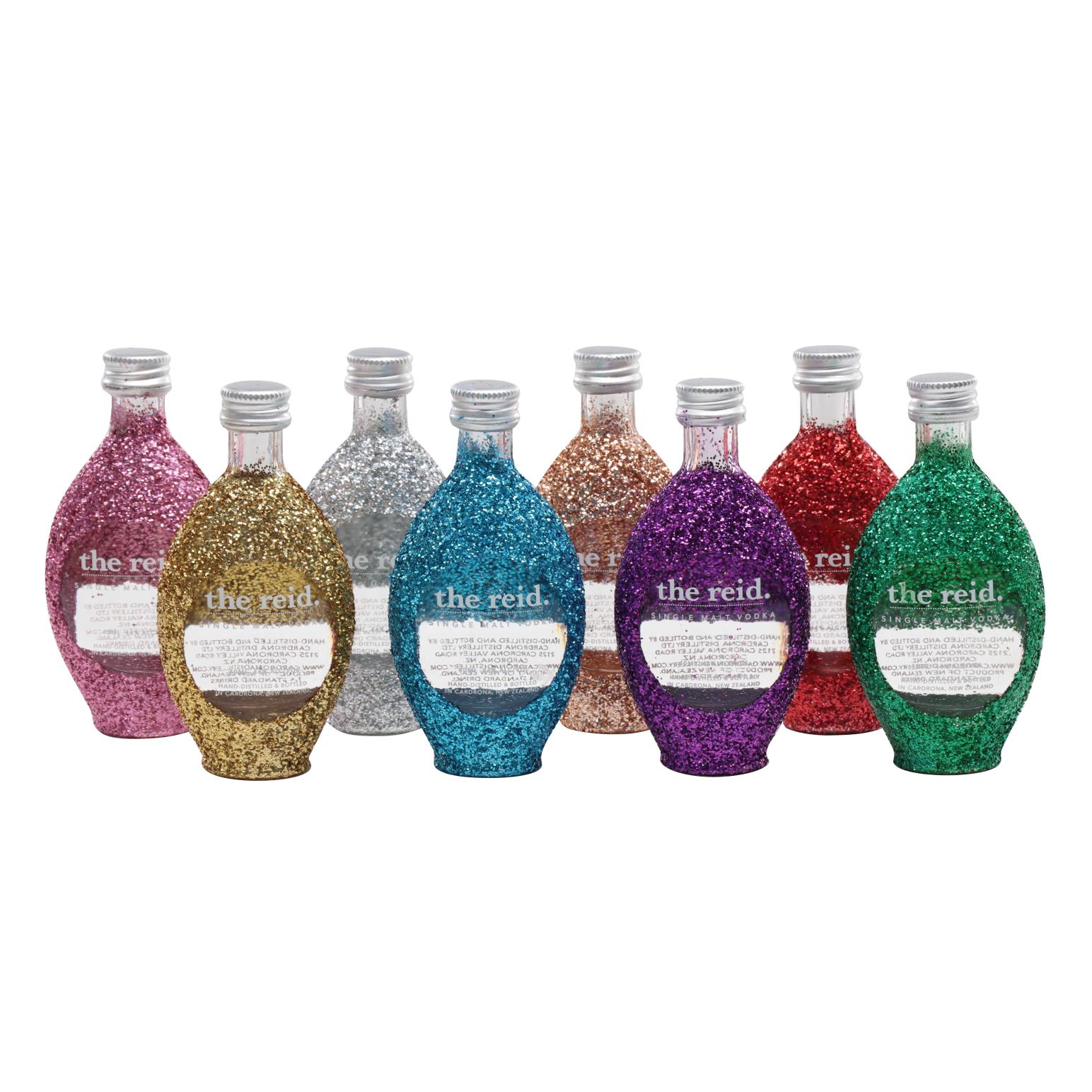 the reid Single Malt Vodka 40ml Glitter Edition - Assorted