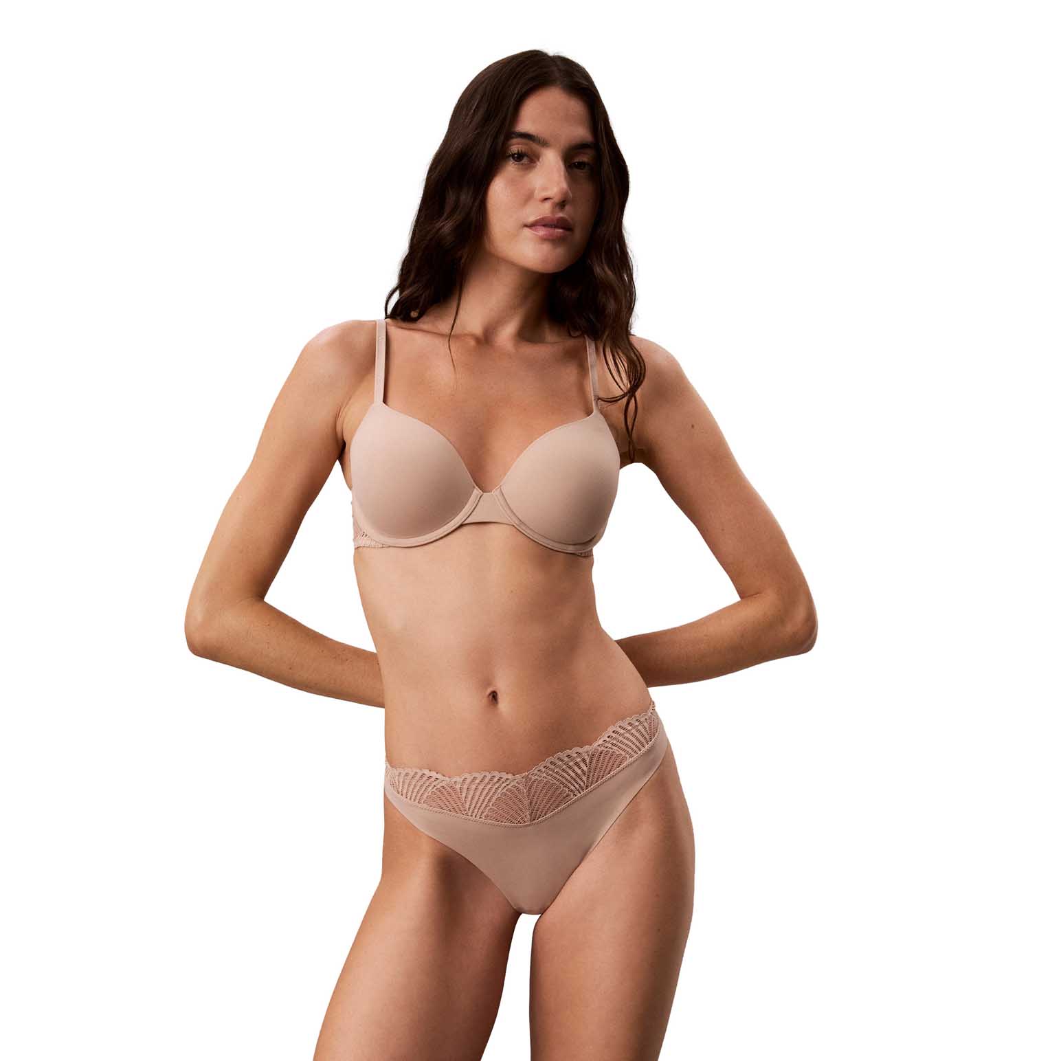 Calvin Klein Perfectly Fit Lace Lightly Lined Perfect Coverage
