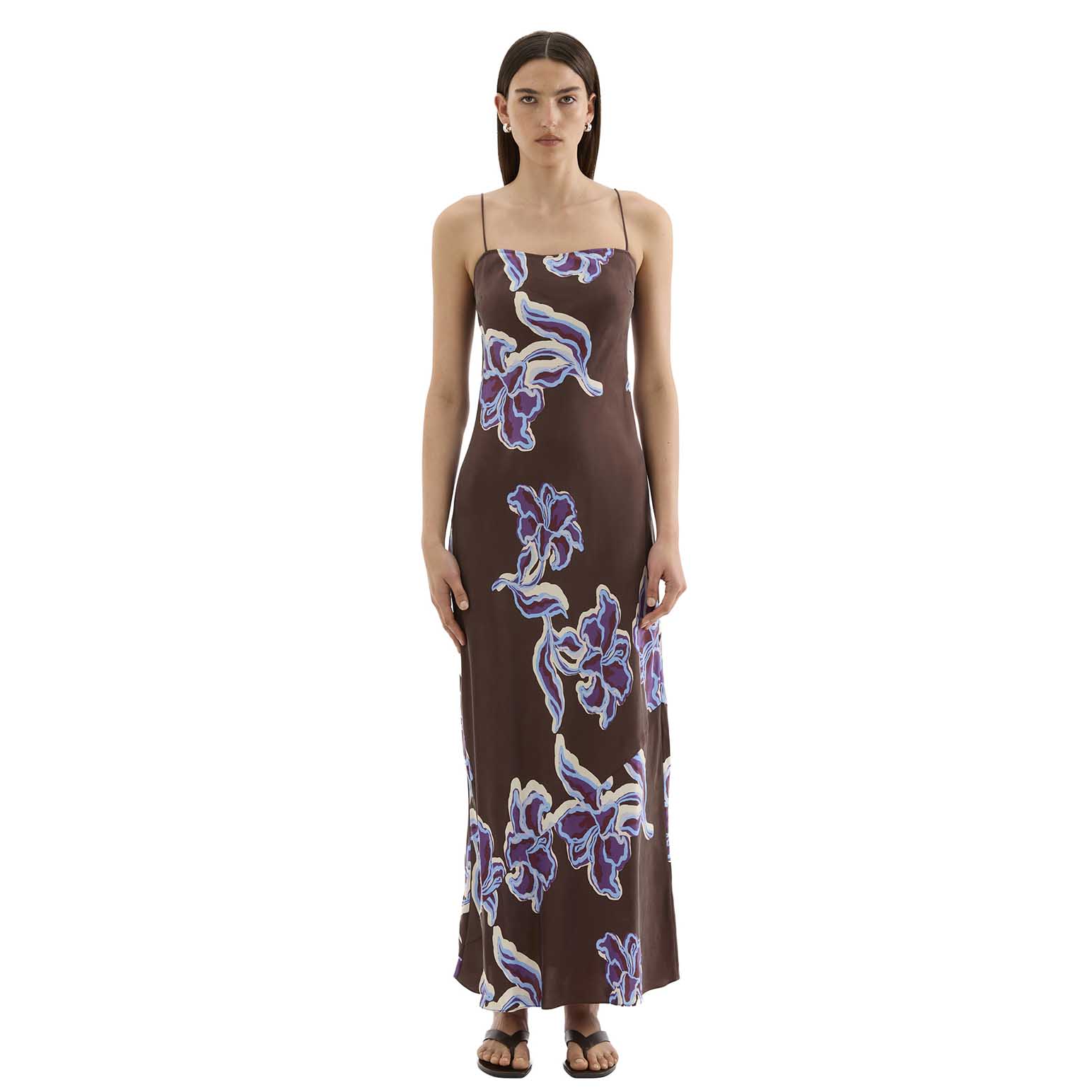 Nude Lucy Azalea Cupro Slip Dress