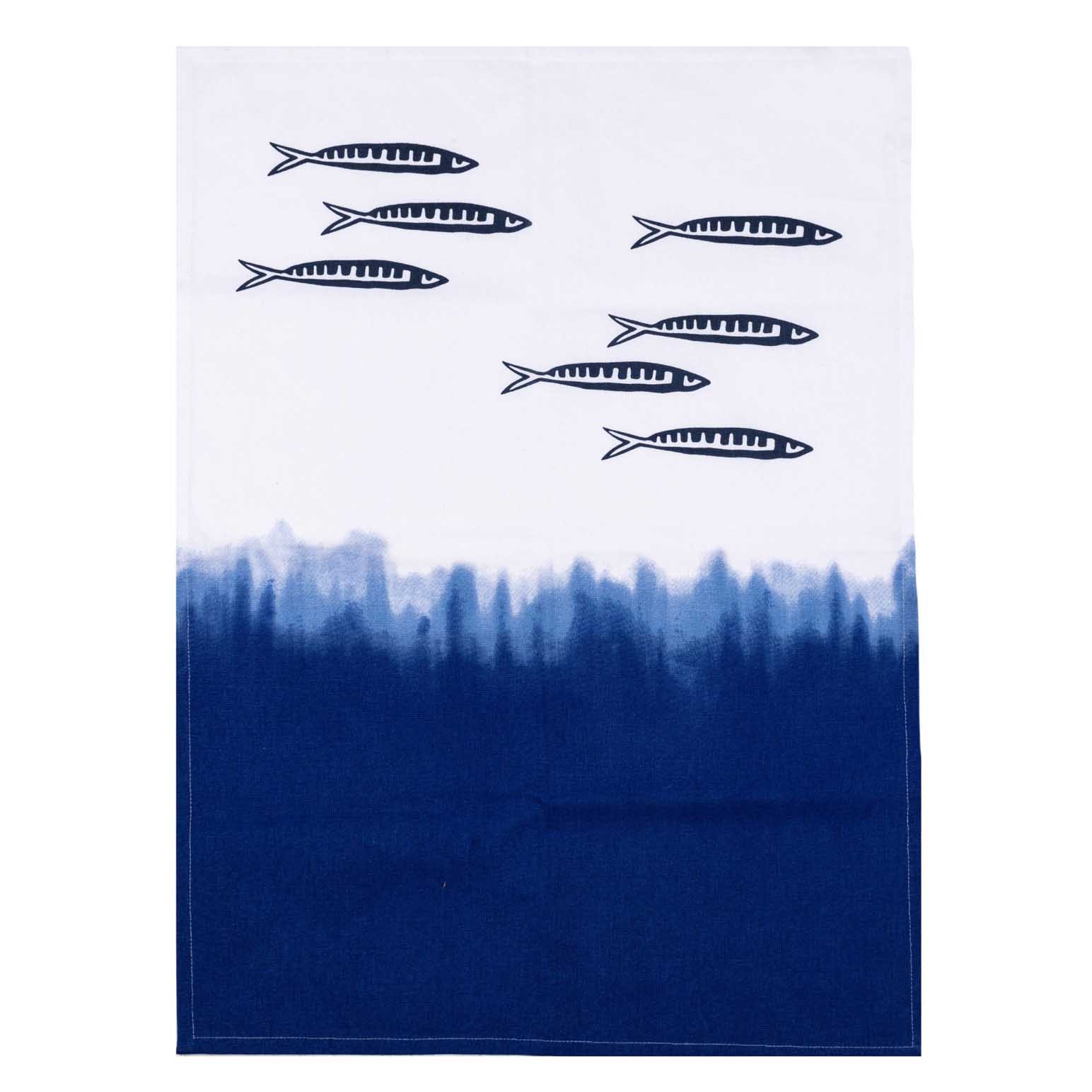 Shoeless Joe Dip Dye Tea Towel