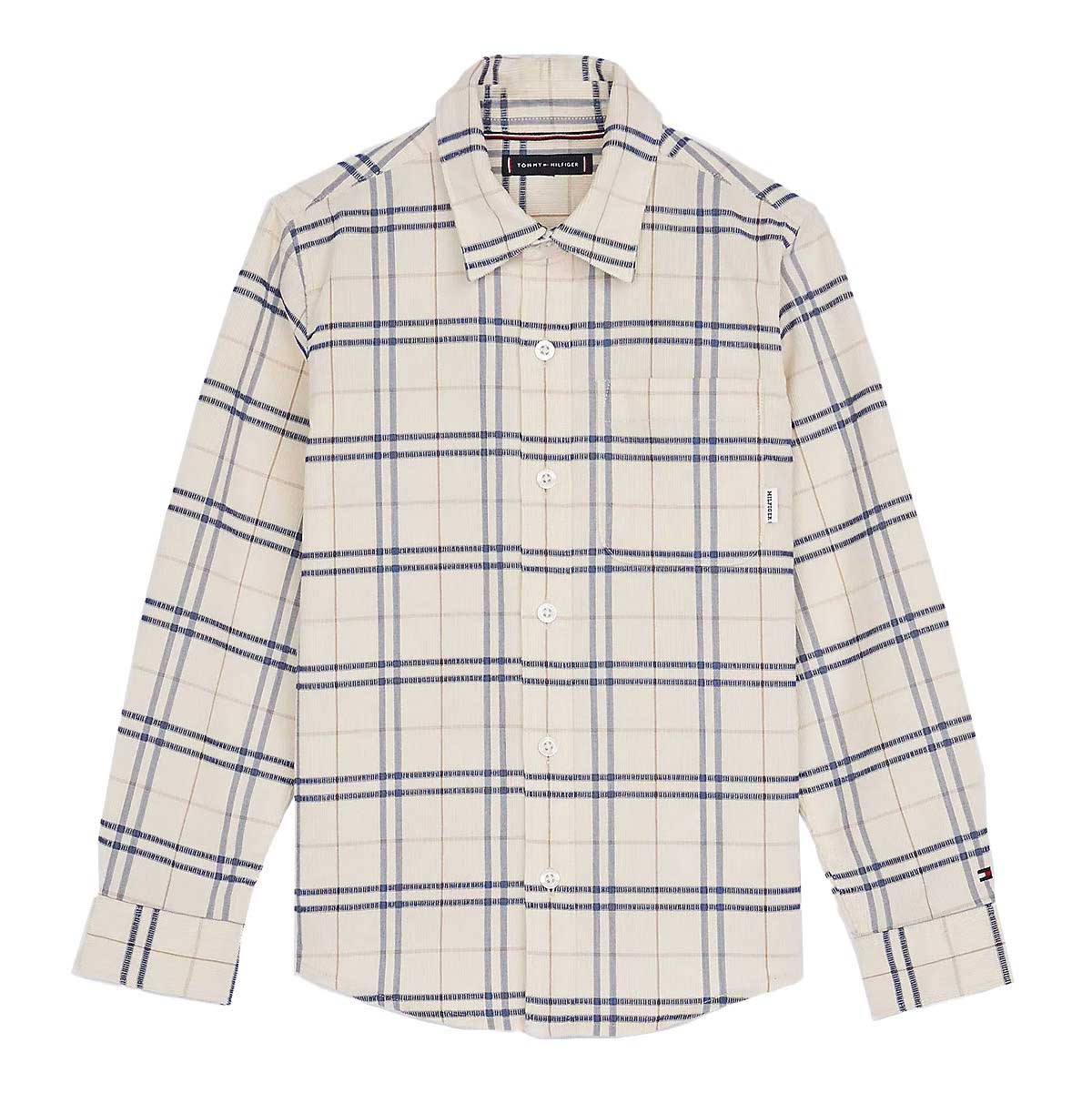 Tommy Hilfiger Mixed Check Regular Fit LS Shirt  4-7Y