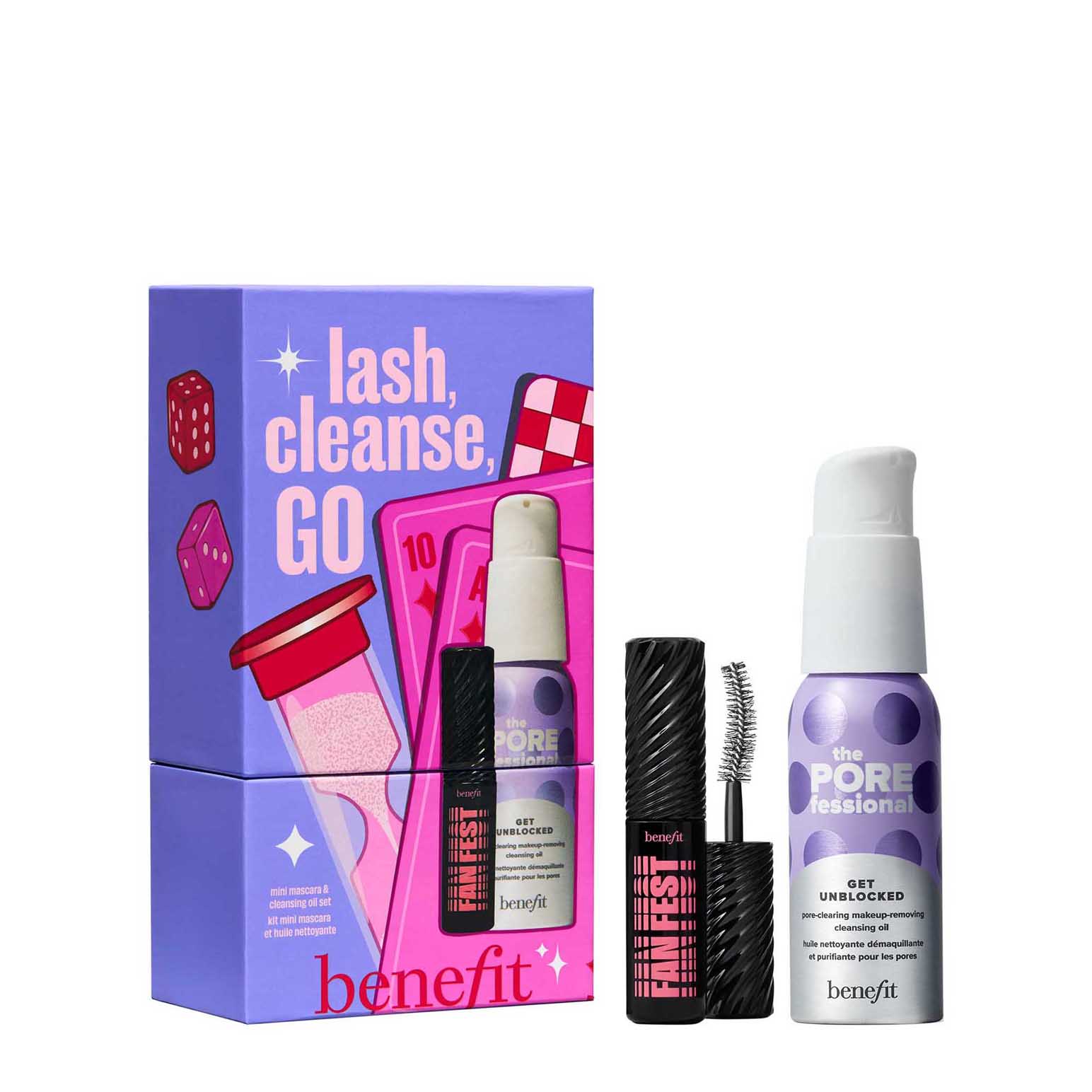 benefit Lash, Cleanse, Go Set