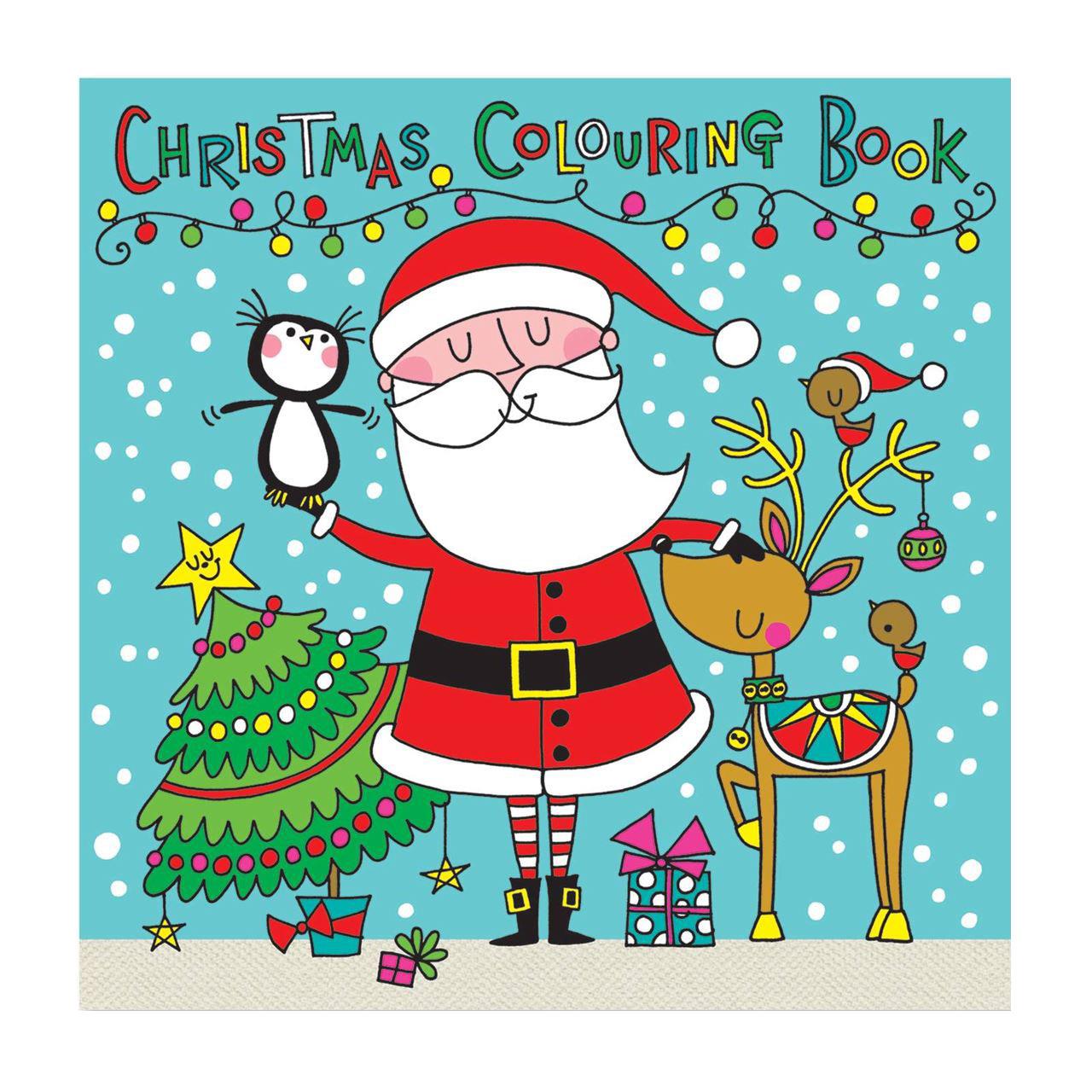Rachel Ellen Santa, Rudolph, Penguin Colouring Book