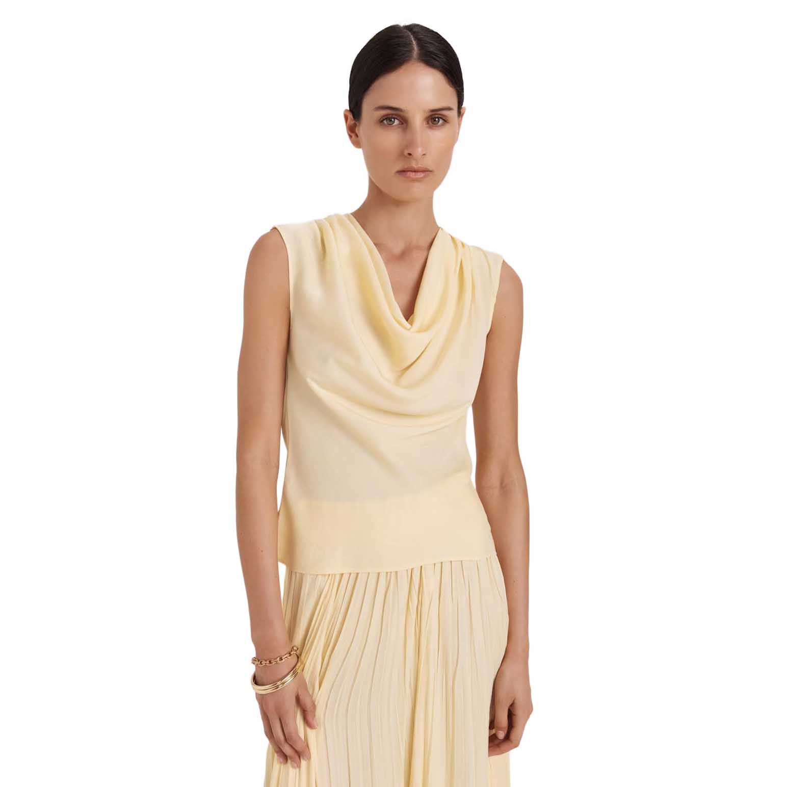 SABA Lillian Tie Neck Blouse