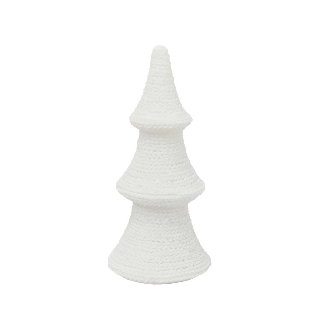 French Country Woven Cone Tree Light Up Small