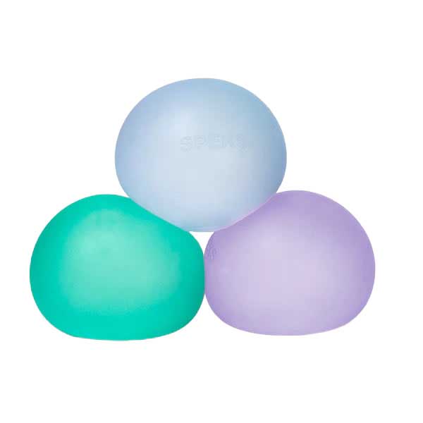 Speks Gump Memory Stress Ball Original - Cool 3Pc Set