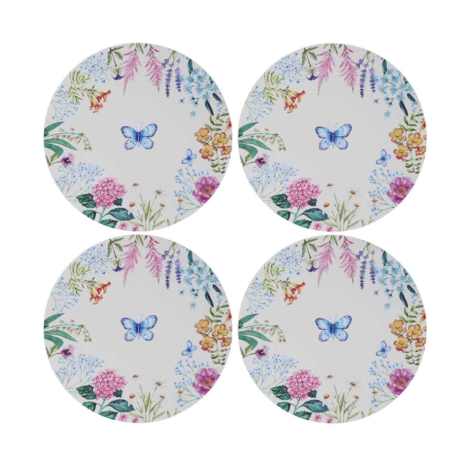 Maxwell & Williams Botanica Round Cork Back Placemat 32cm Set Of 4