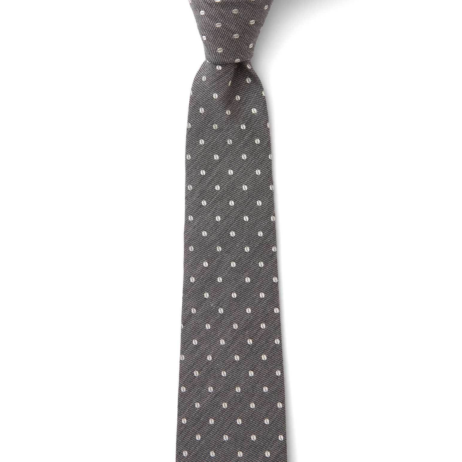 Cambridge Matte Polkadot 7.5cm Tie