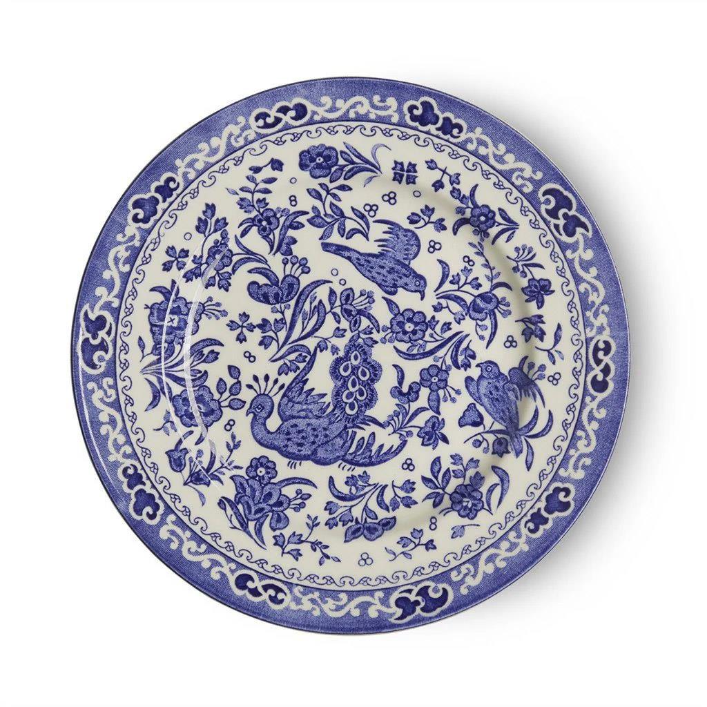 Burleigh Blue Regal Peacock Plate 17.5cm/7&rdquo;
