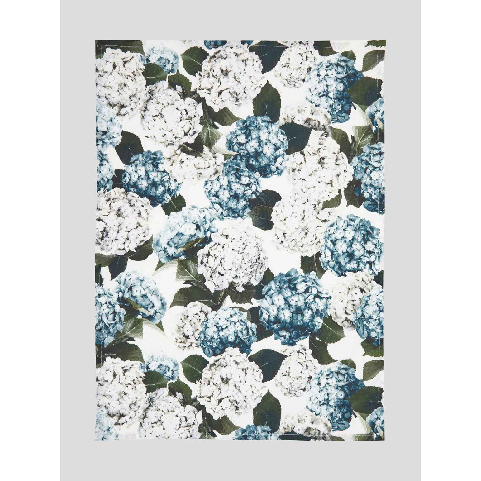 Wallace Cotton Beloved Hydrangea Tea Towel