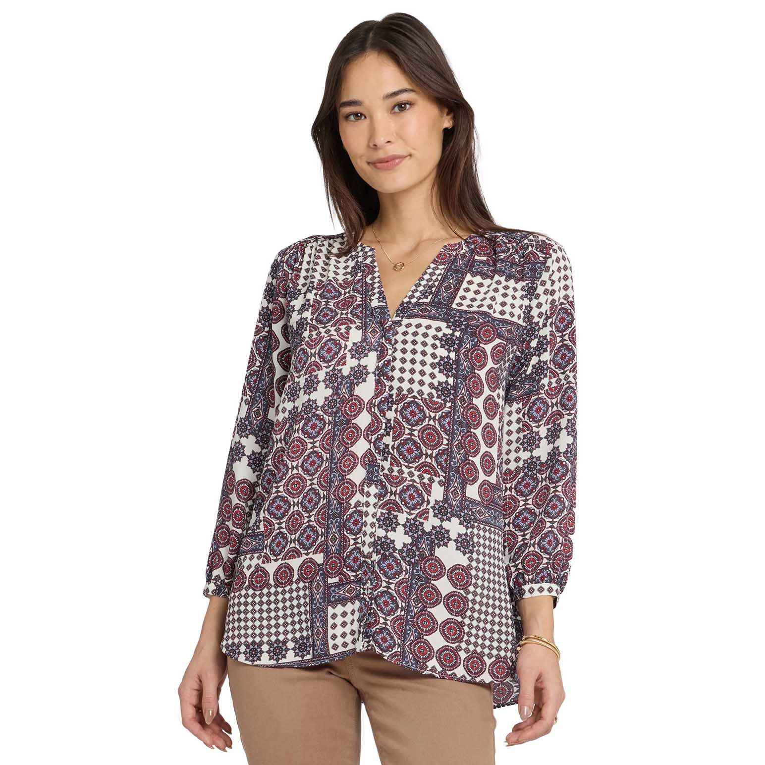 NYDJ Pintuck Blouse