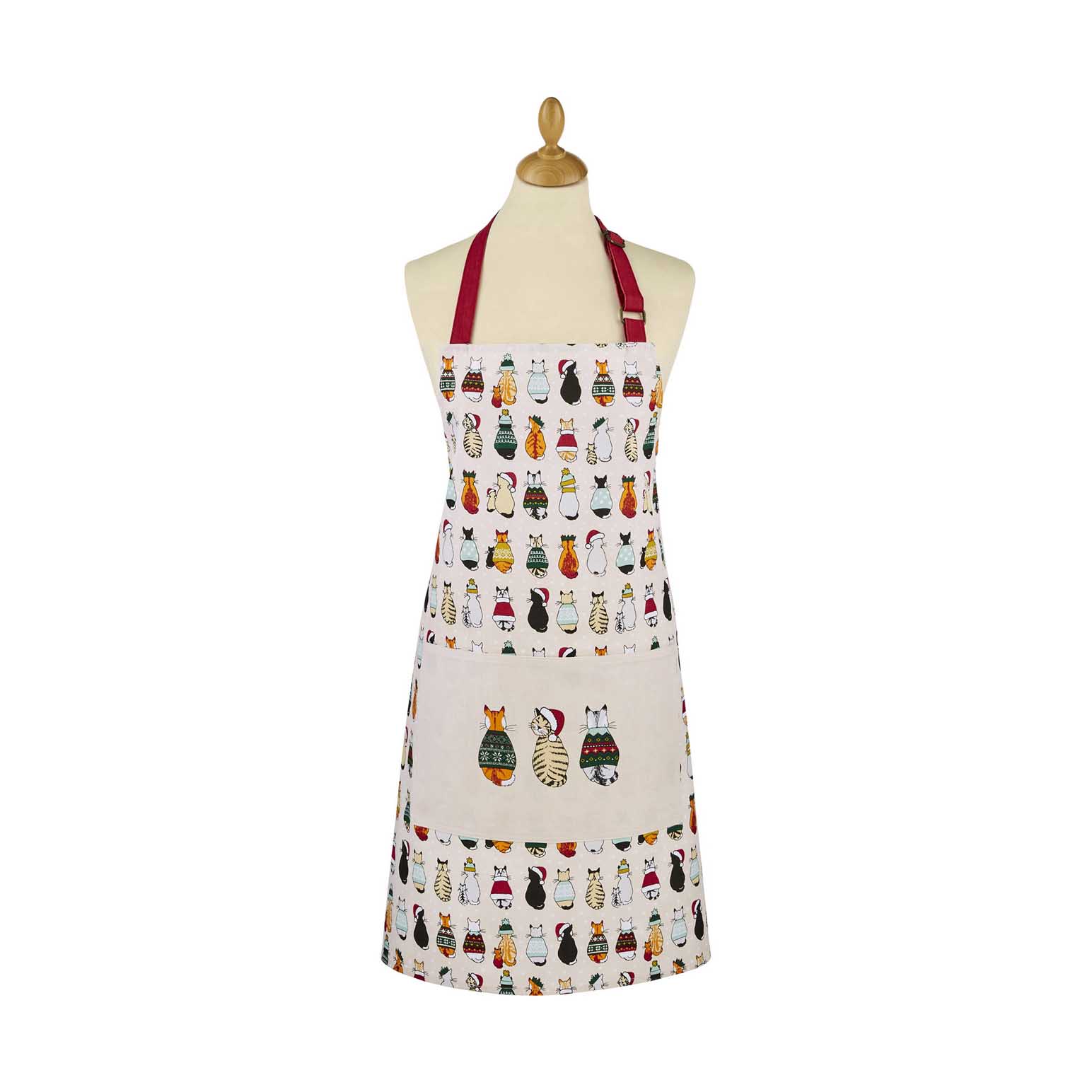 Ulster Weavers Christmas Cats In Waiting Cotton Apron