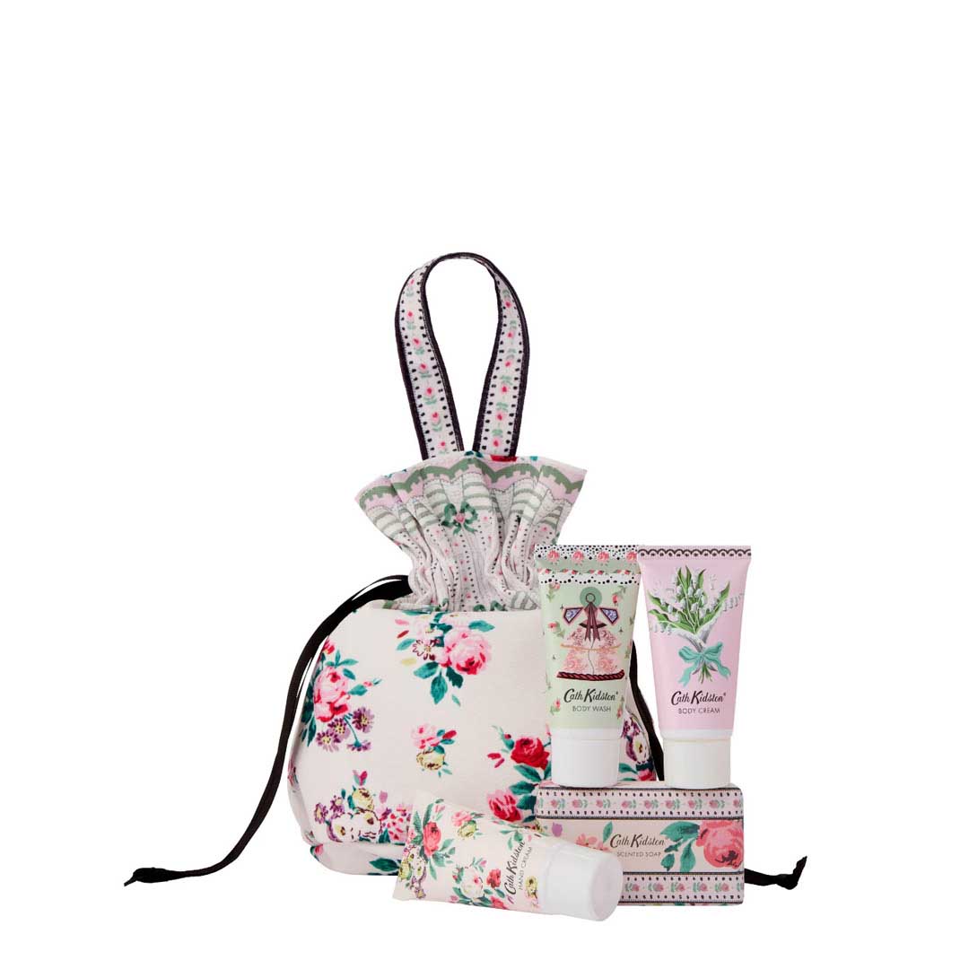 Cath Kidston Wild Flowers Wild Women Travel Beauty Set