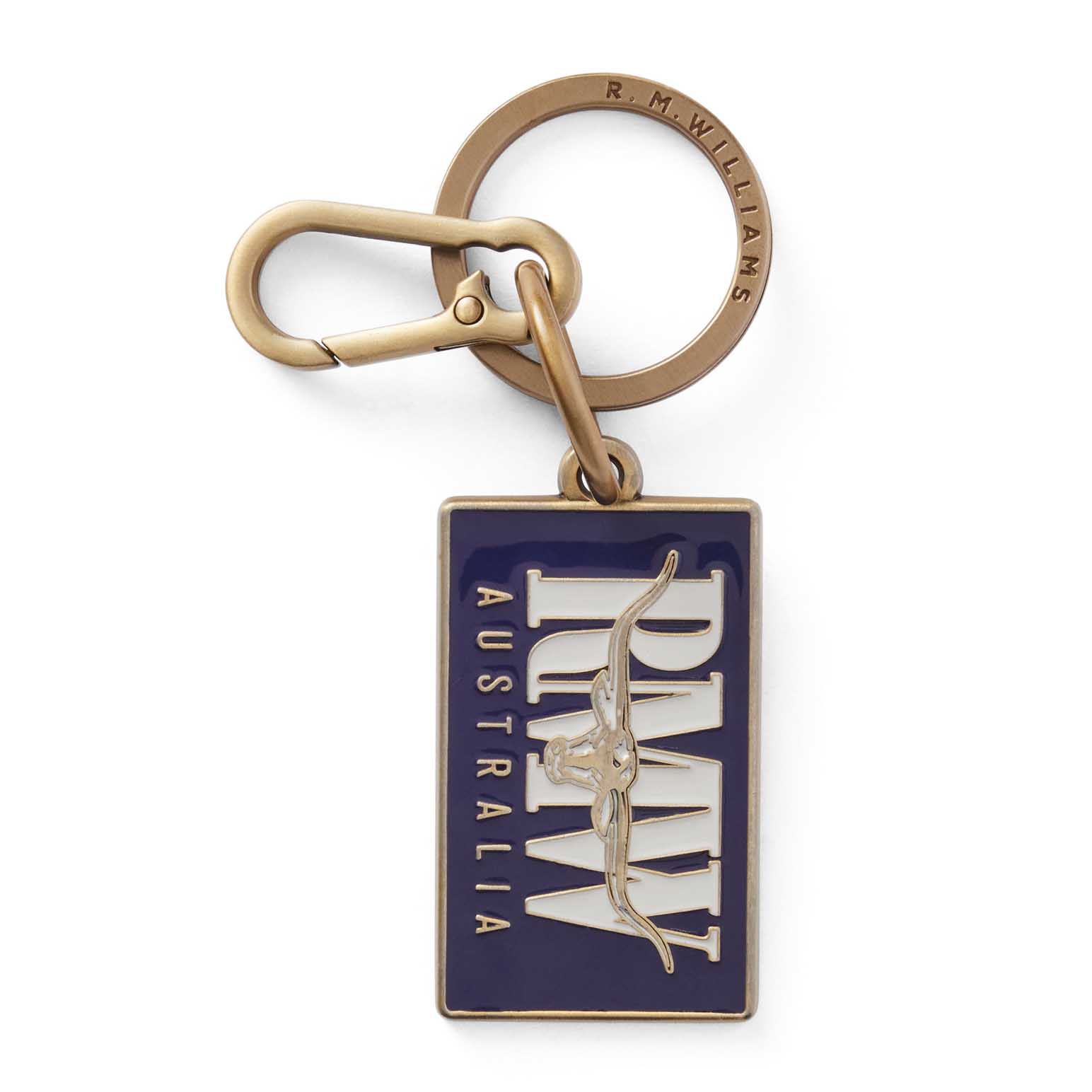 R.M. Williams Heritage Logo Enamel Keyring