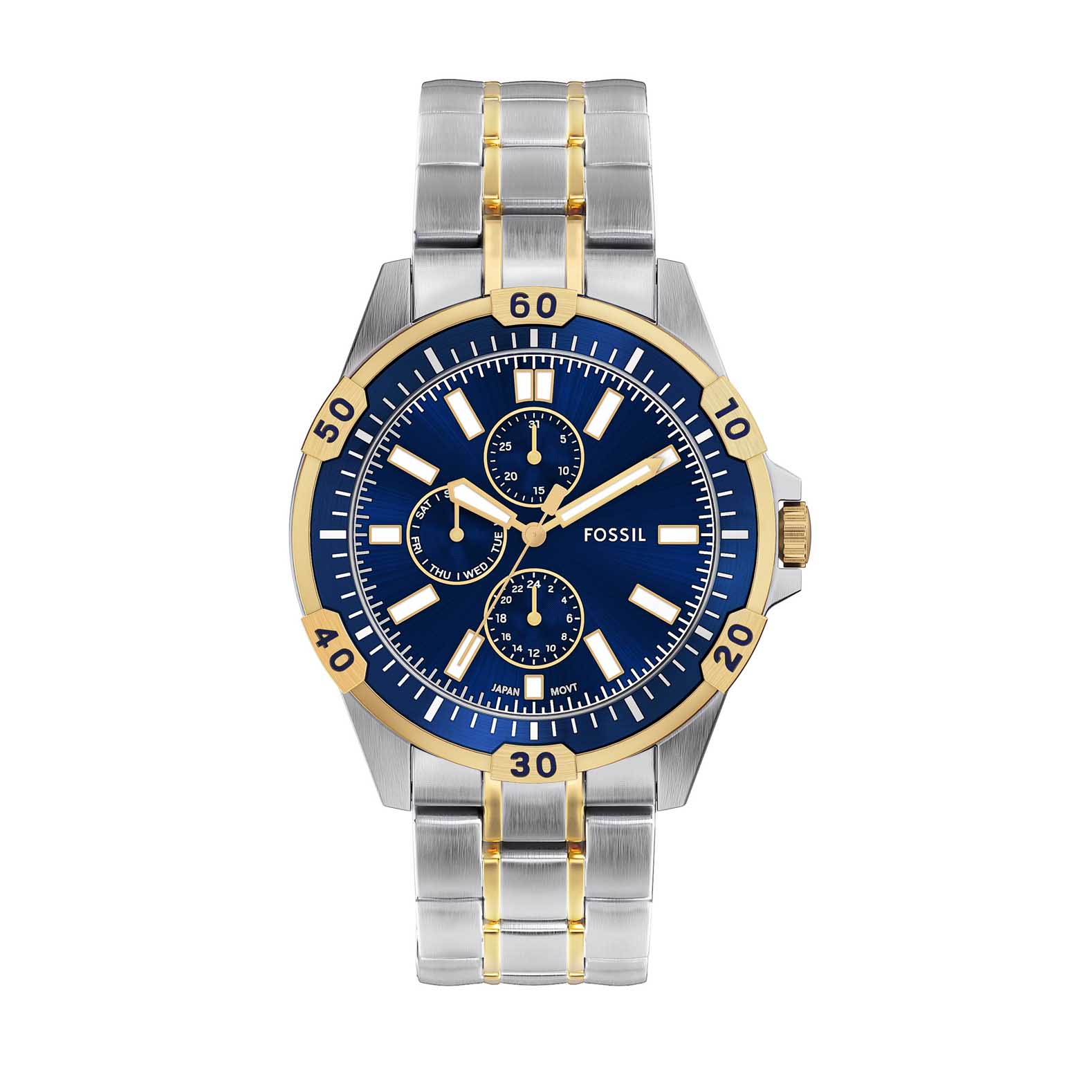 Fossil Garrett Multifunction Two-Tone Stainless Steel Watch FS6146