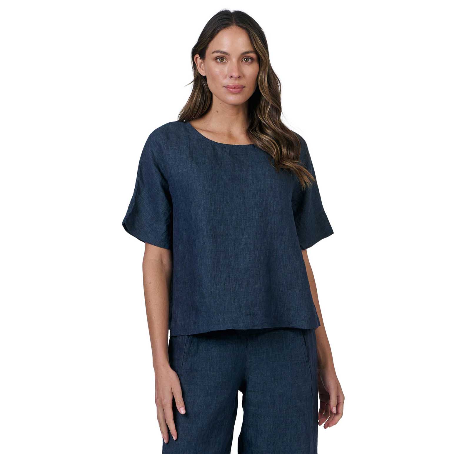 Naturals By O & J Linen Top