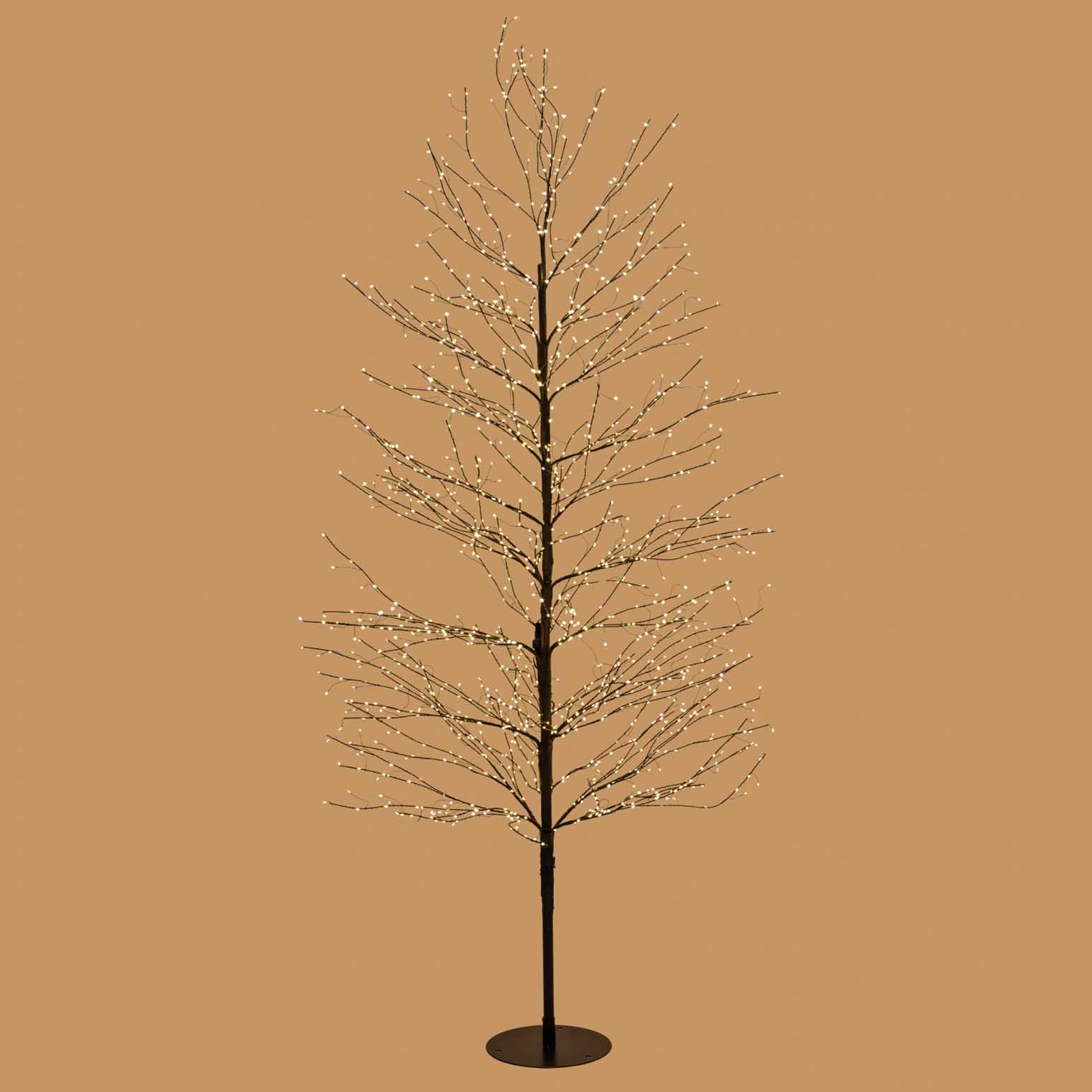 Stellar Haus Willow 150cm Tree Black Warm White 900 LED