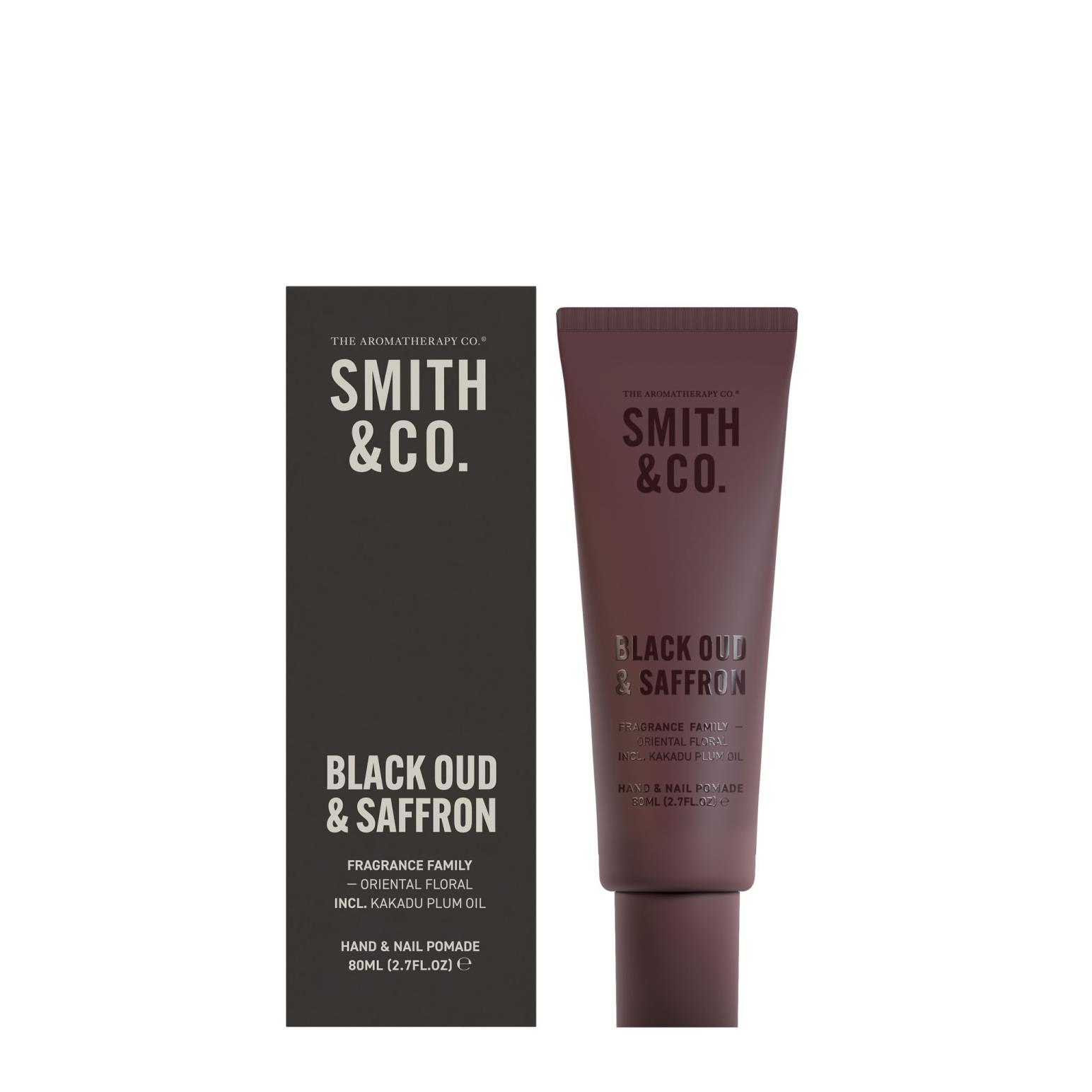 Smith & Co. Hand & Nail Pomade 80ml - Black Oud & Saffron