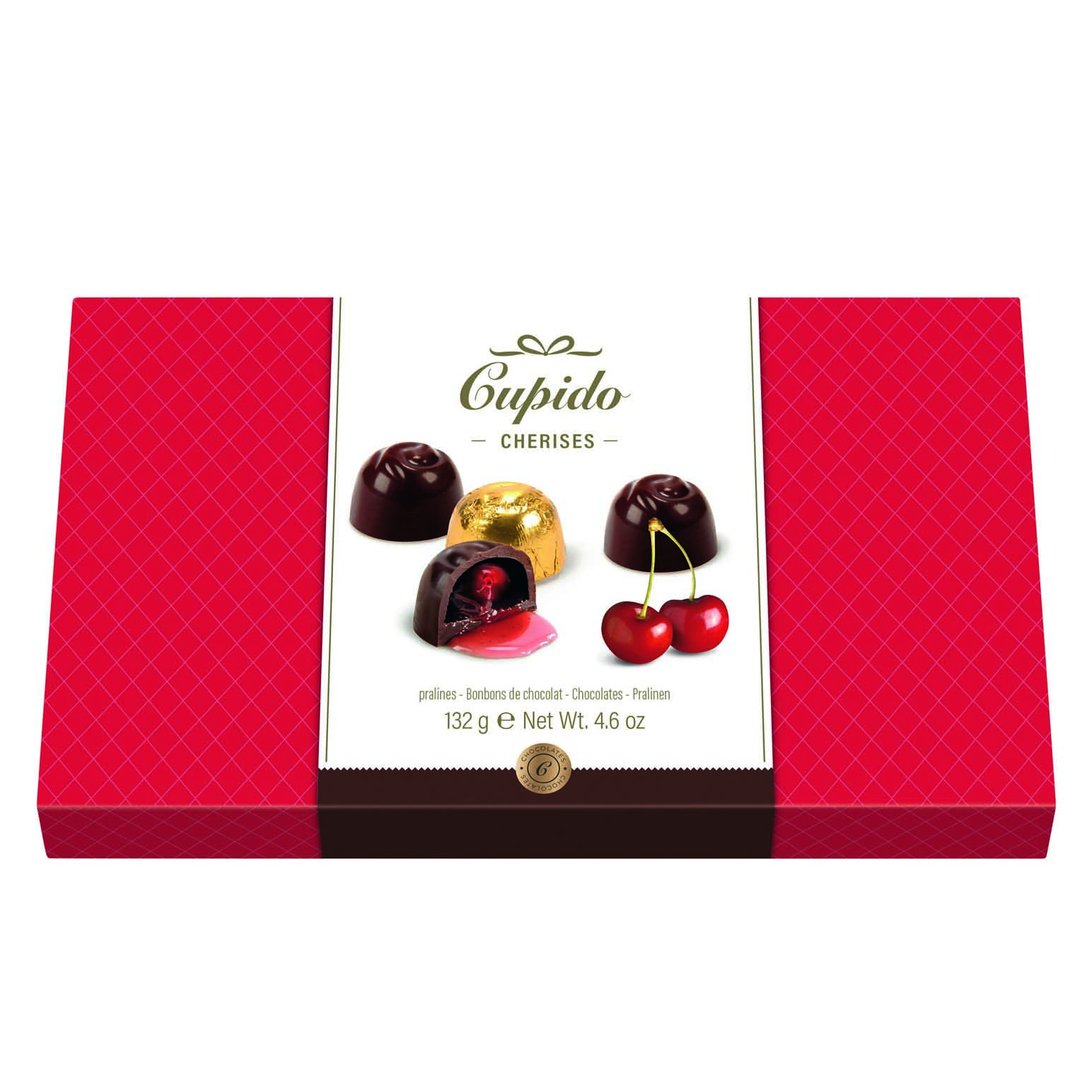 Hamlet Cupido Cherry Liqueur Cherises Chocolates 132g