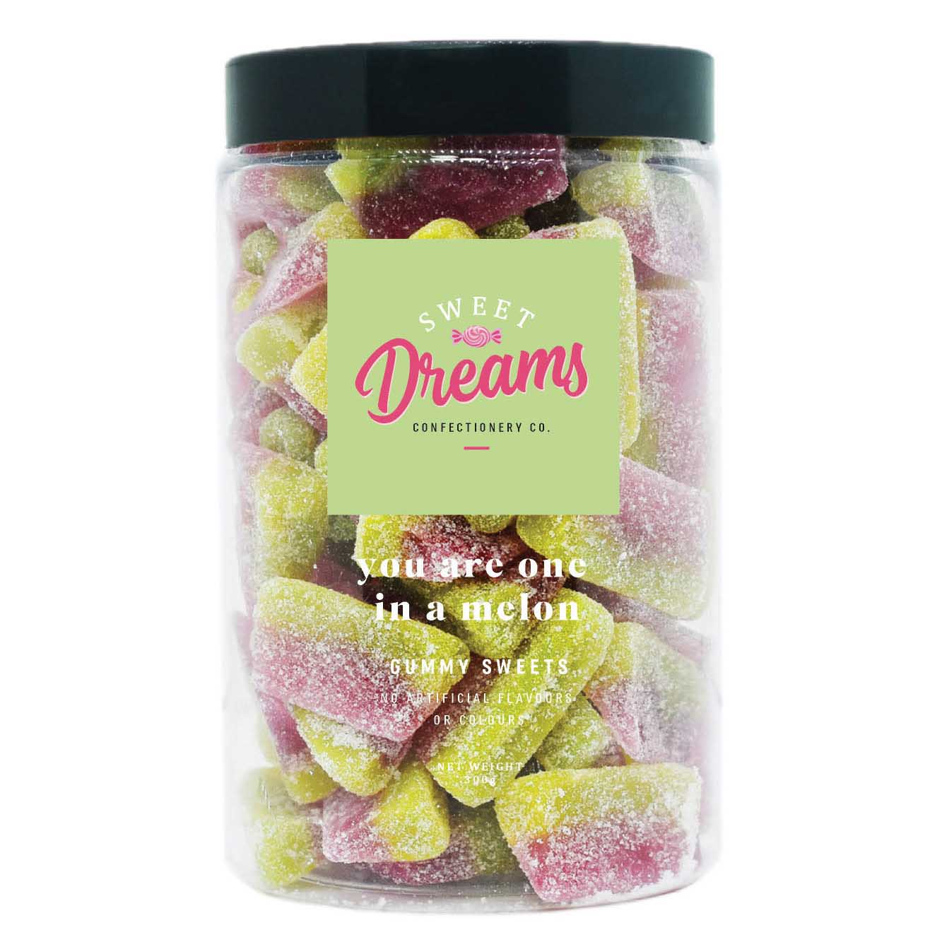 Sweet Dreams Gummy Sweets Jar - You Are One in a Melon 360g
