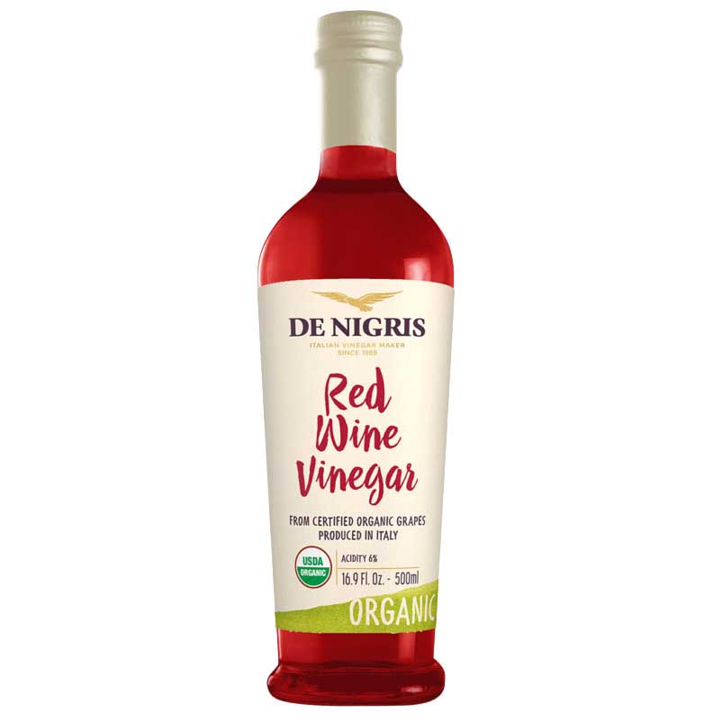 De Nigris Organic Red Wine Vinegar 500ml