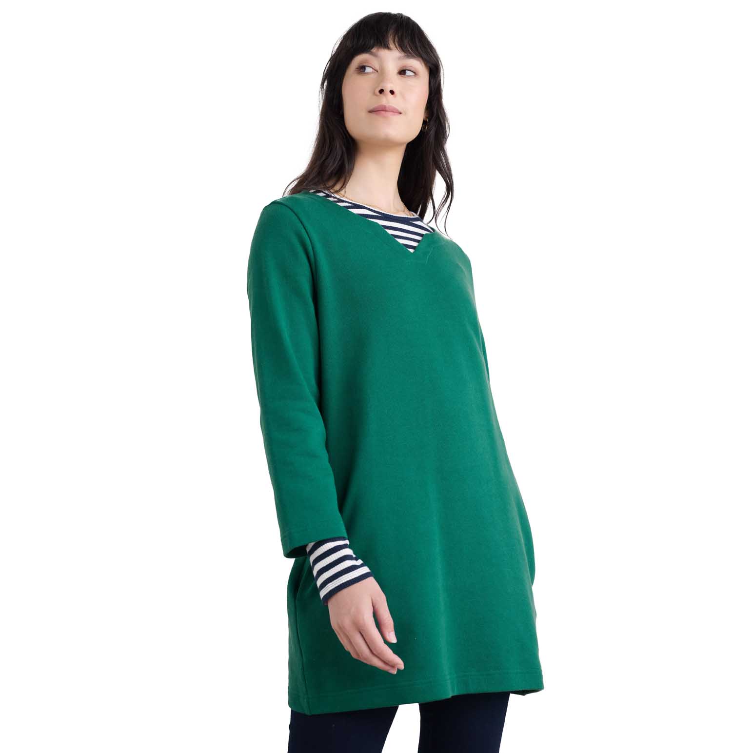 Seasalt Cornwall Zora Tunic Watson Green