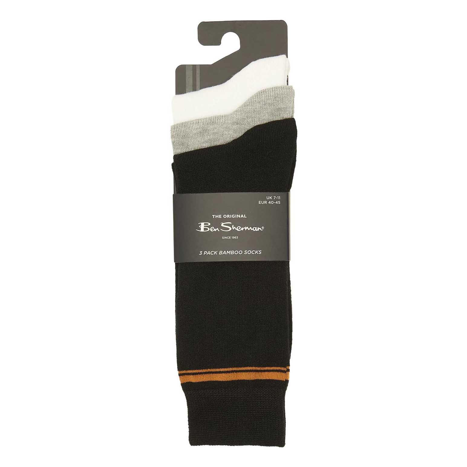 Ben Sherman 3 Pack Mod Stripe Sock