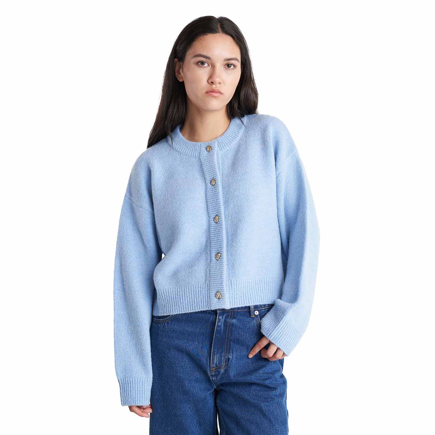 Huffer Elle Crop Cardigan