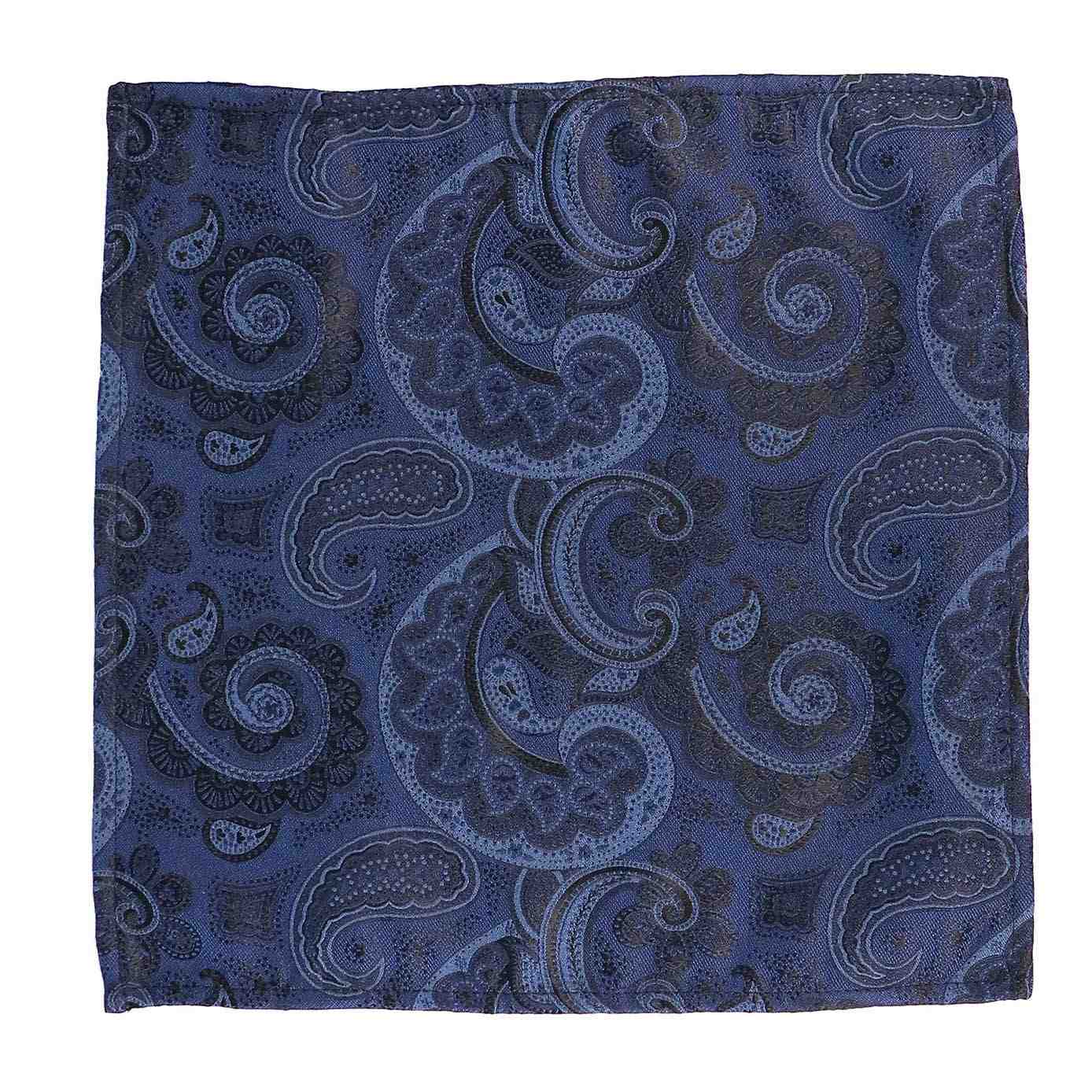Fellini Luxe Paisley Pocket Square