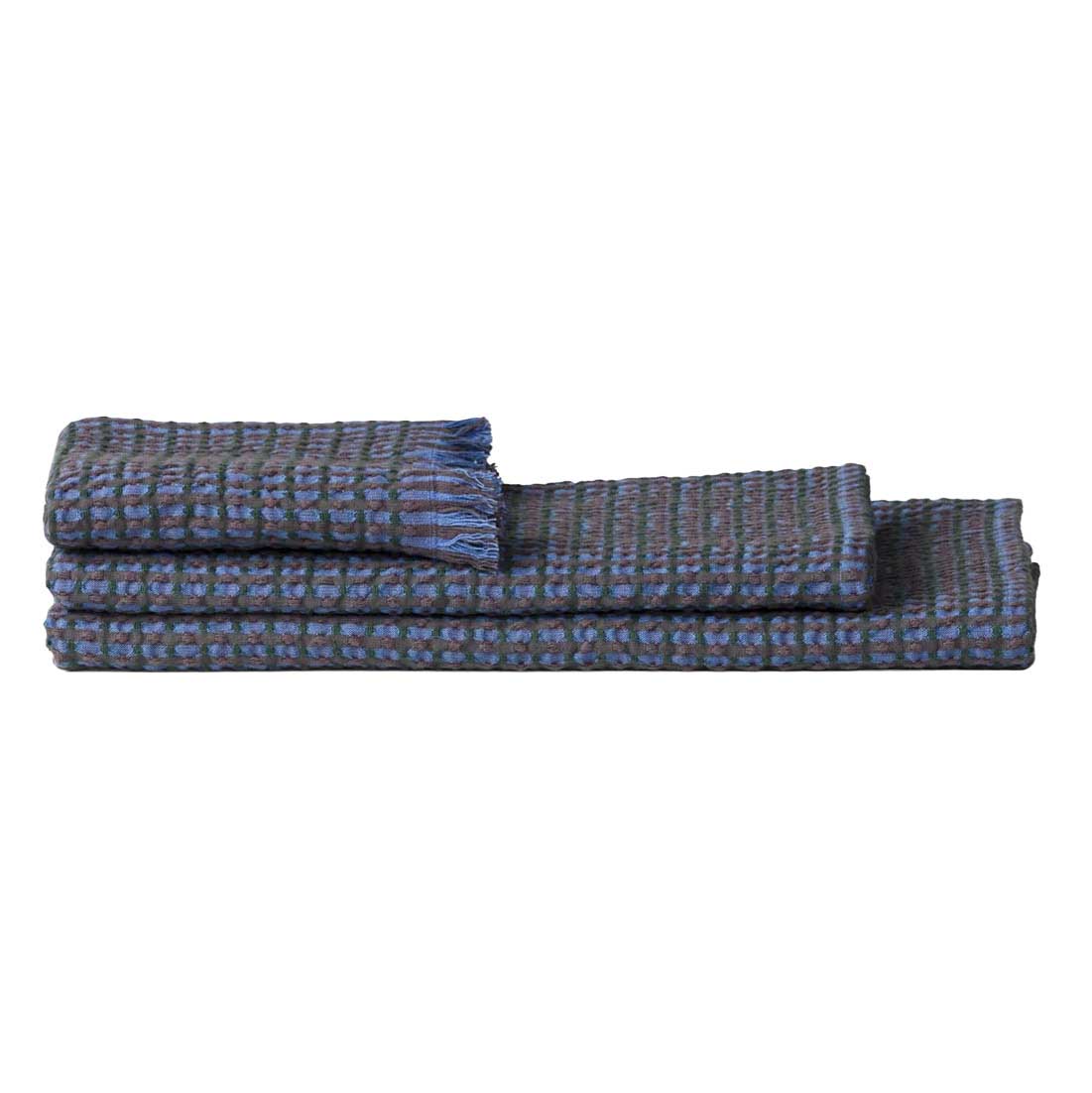 Citt&agrave; Aalto Bath Towel Cerulean/Multi 80x150cm