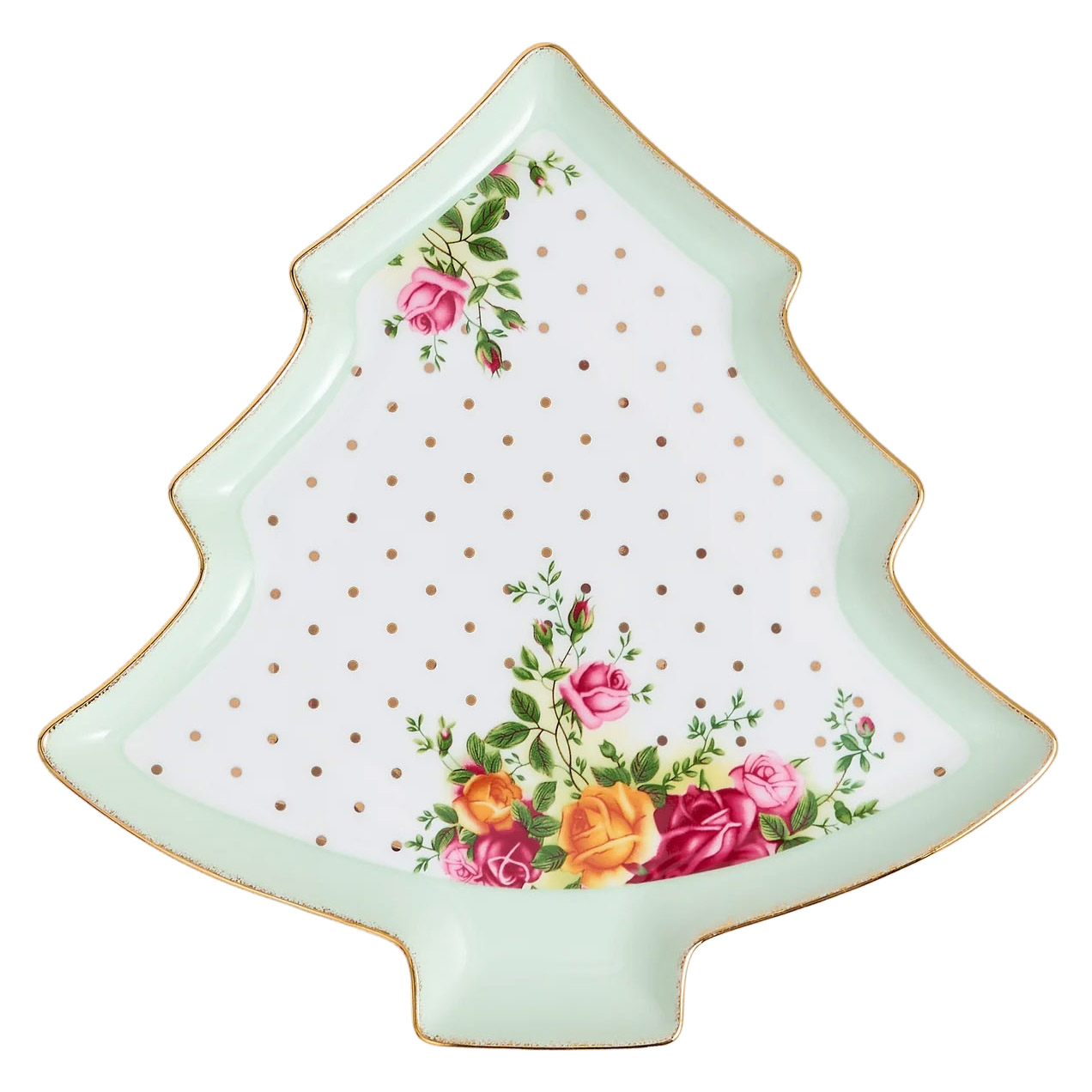 Royal Albert Christmas Gifts Tree Serving Dish 27cm