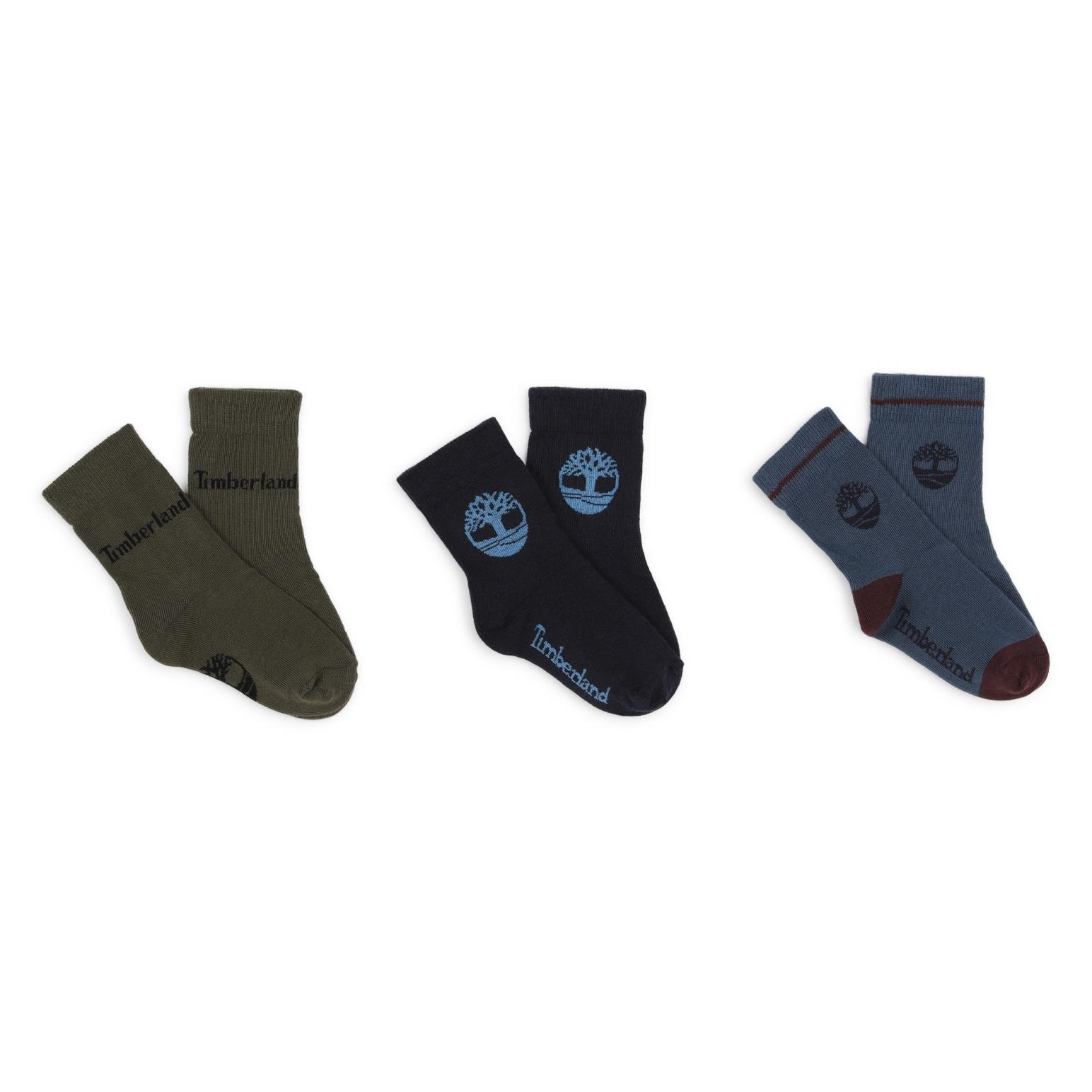 Timberland Socks 3 Pairs 17/3m - 19/12m