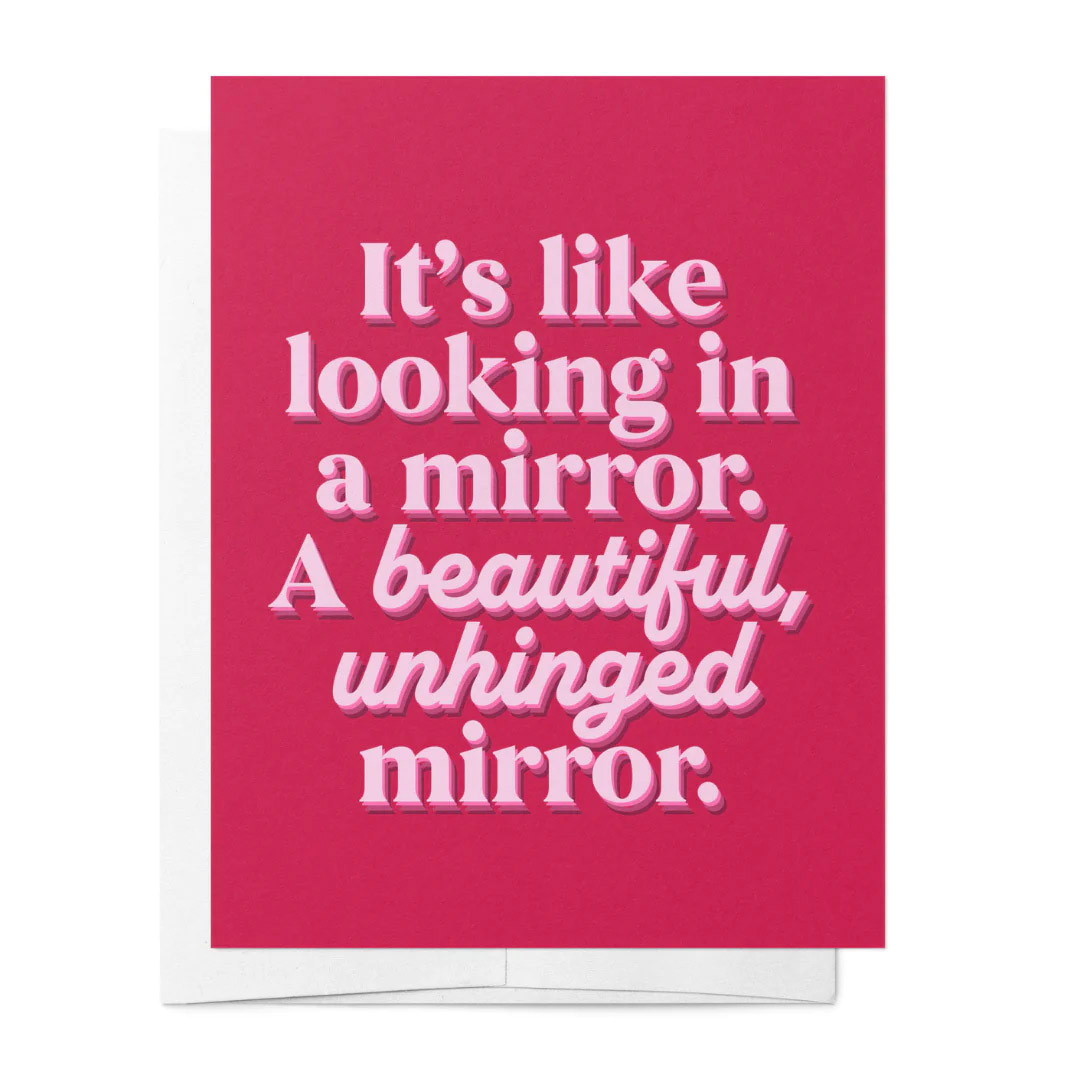 Bad on Paper Mirror Card