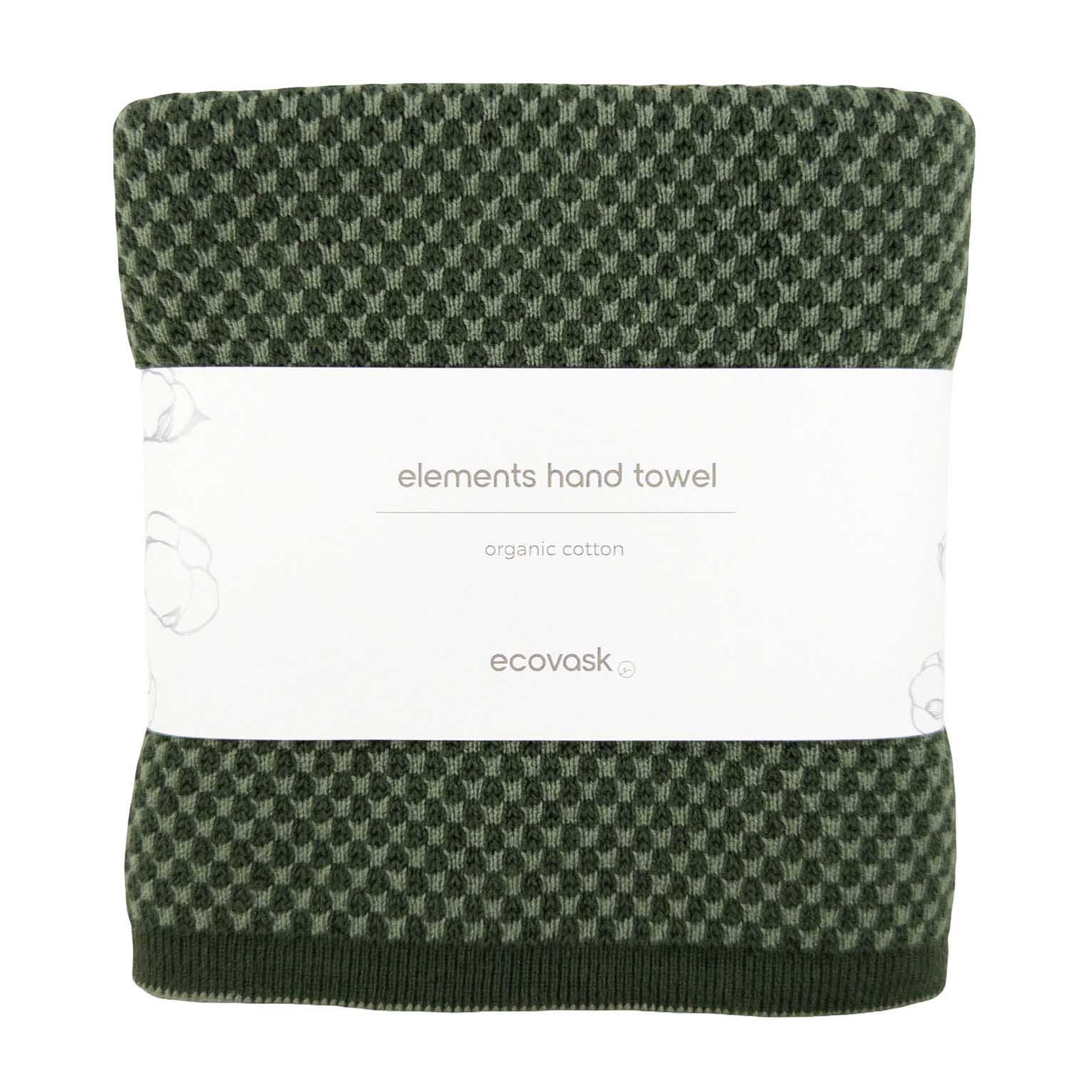 Ecovask 'Elements Collection' Hand Towel - Fern