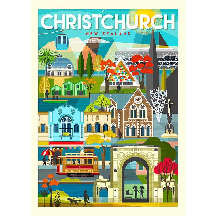 Ellen Giggenbach Christchurch Matted Print