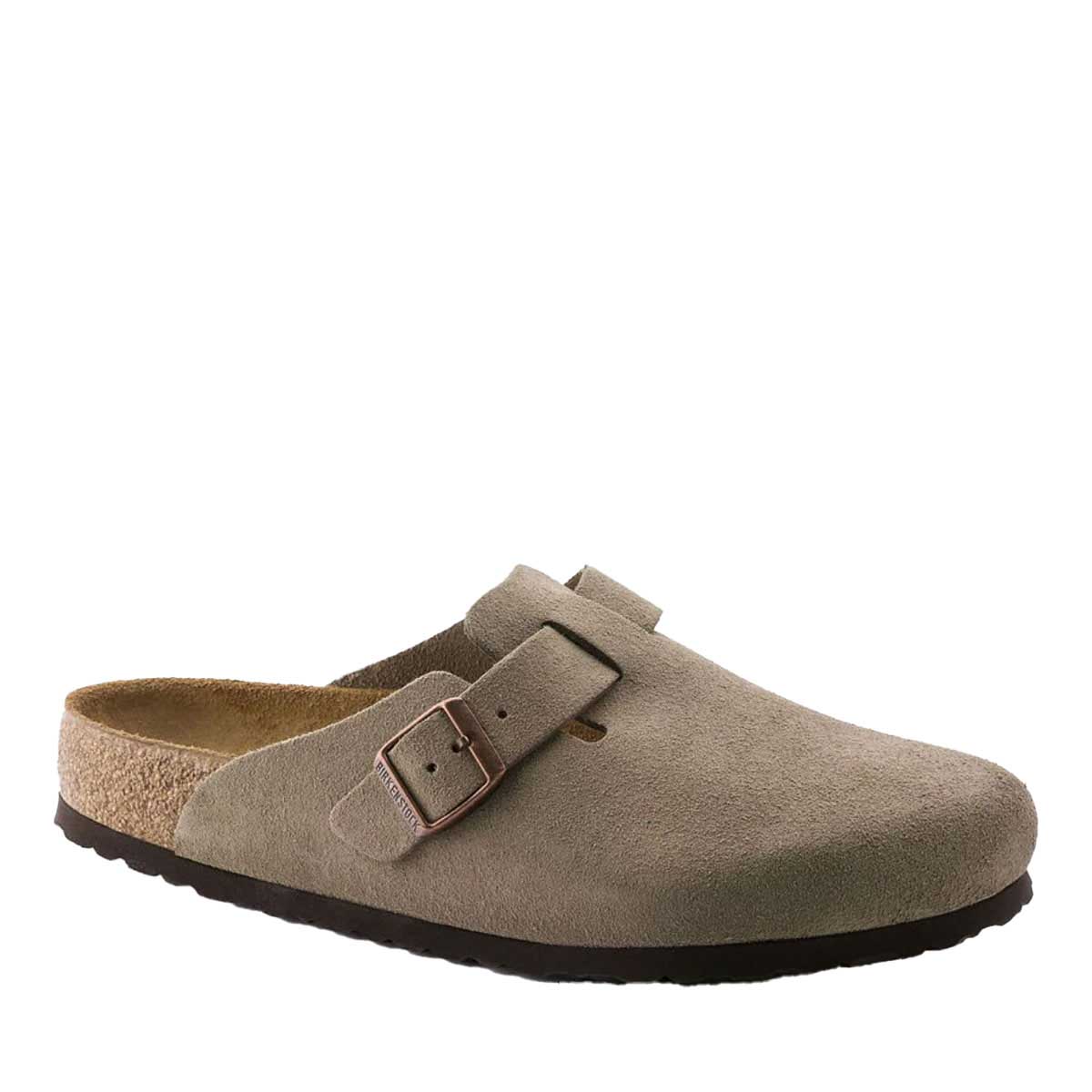 Birkenstock Women's Boston Suede Taupe Regular