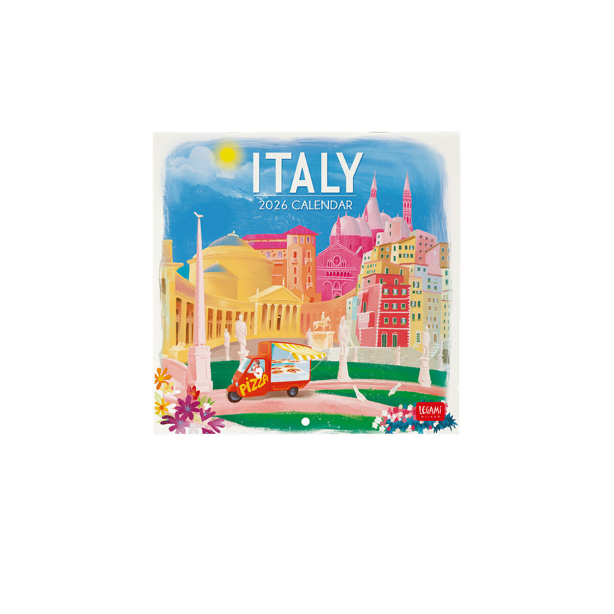 Legami Italy 2026 Wall Calendar 18x18cm