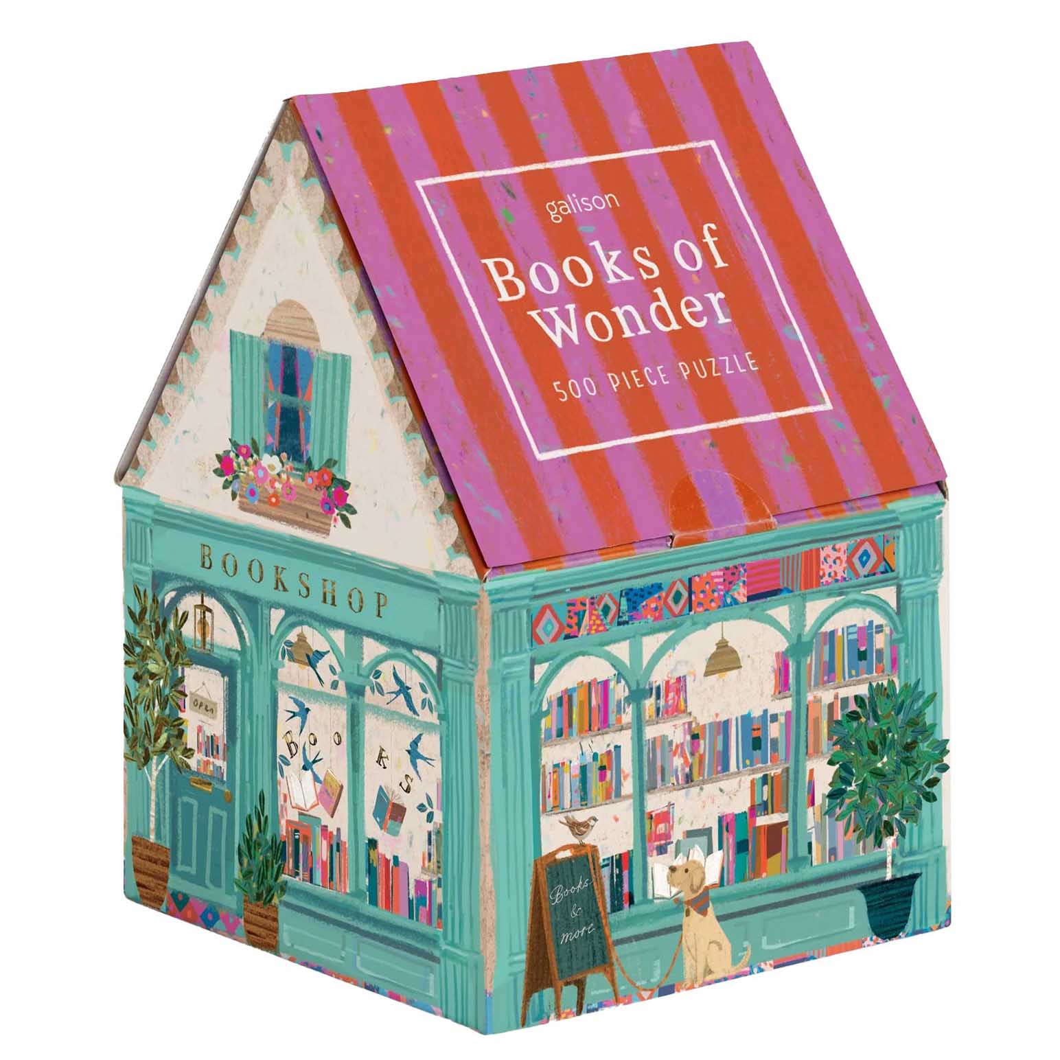 Galison Books of Wonder 500 Piece House Puzzle