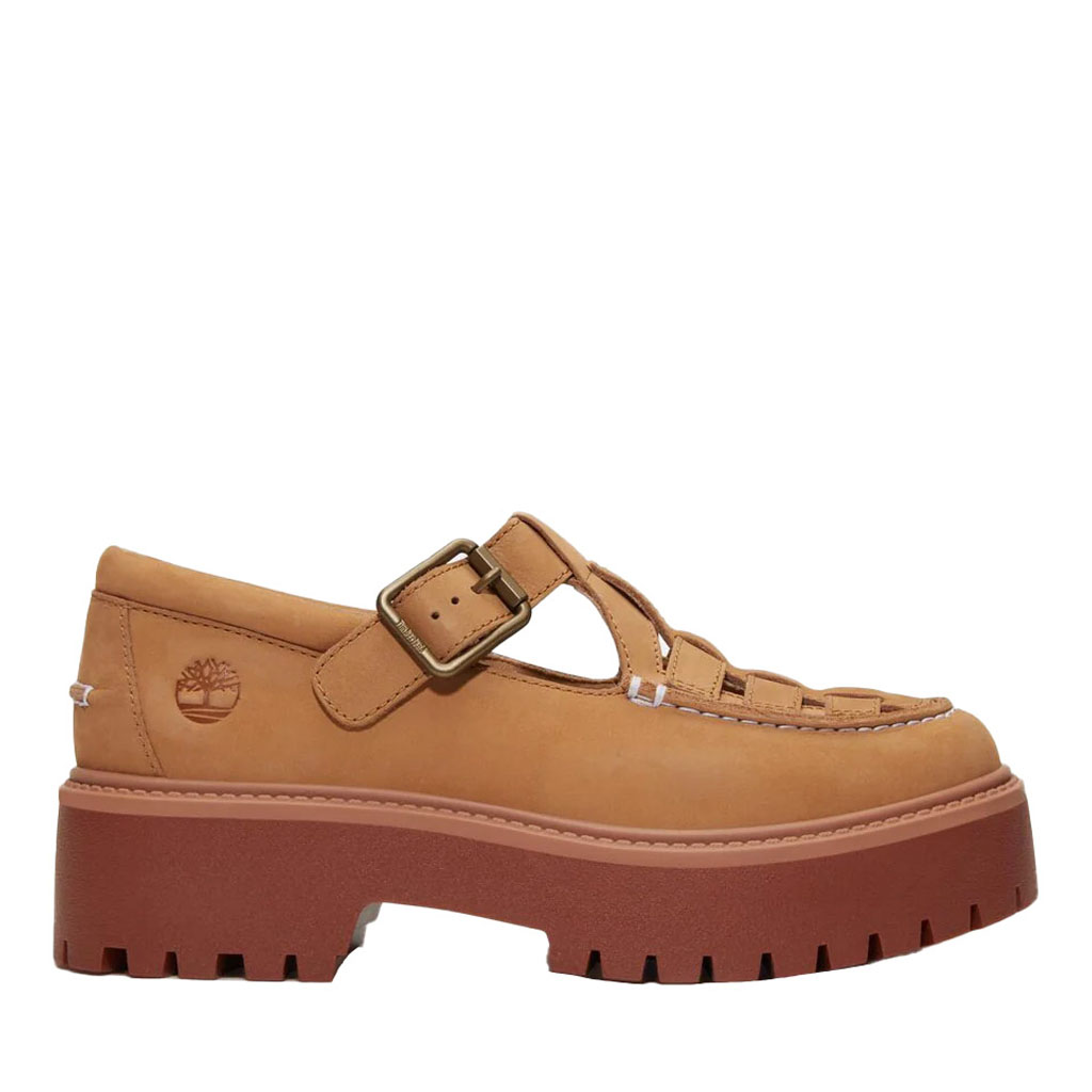 Timberland Womens Stone Street Shoe EN3 Medium Beige Nubuck
